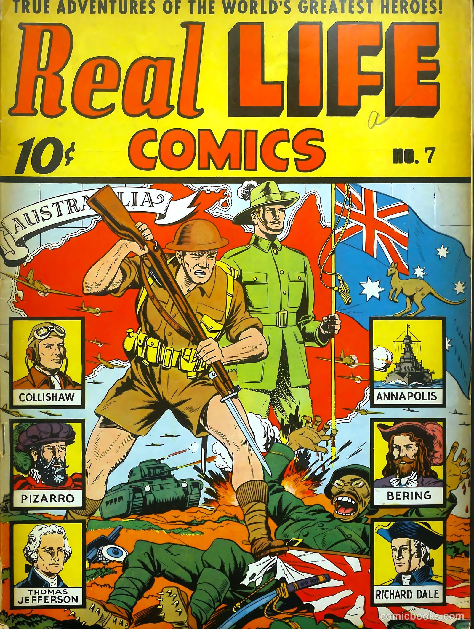 Real Life Comics #7 cover
