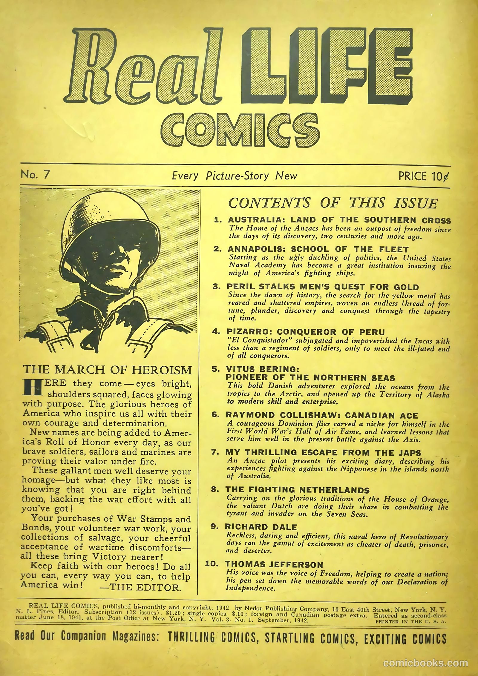 Real Life Comics #7 (1950) — page 2 of 68