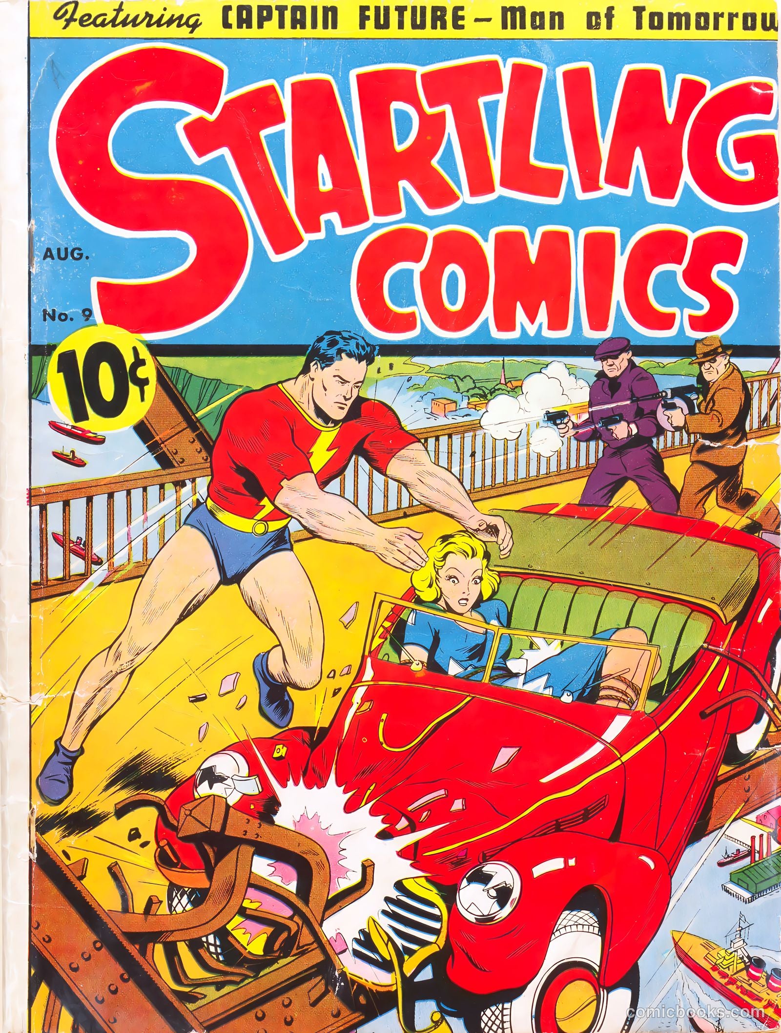 Startling Comics #9 cover
