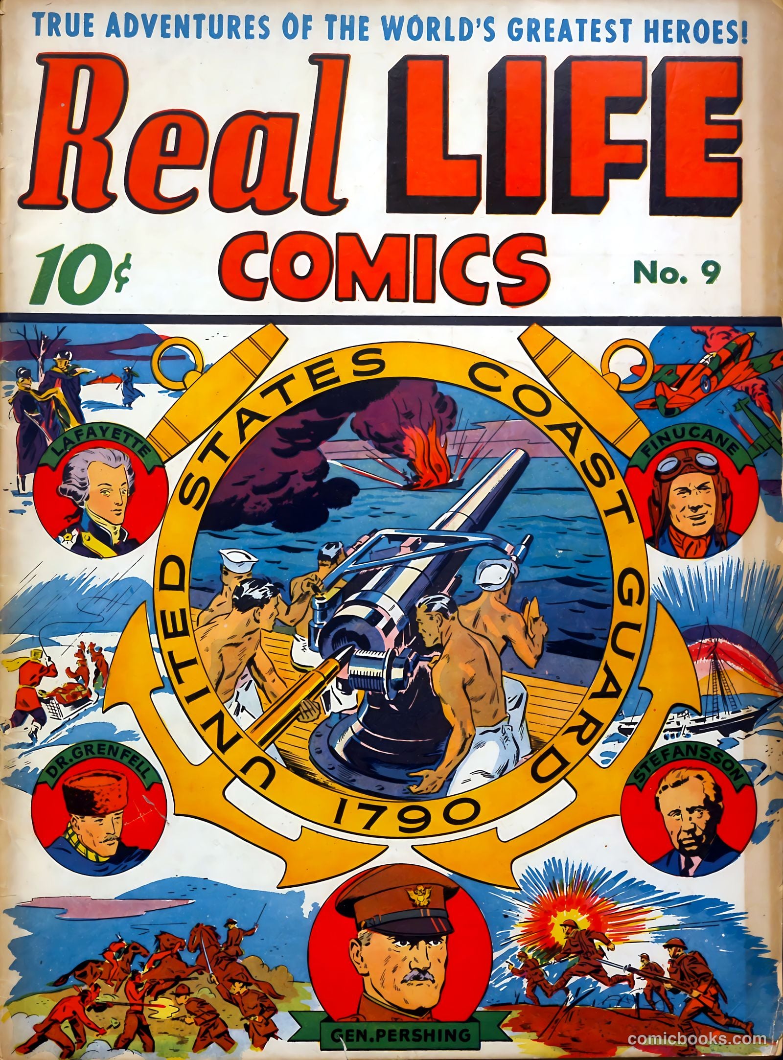 Real Life Comics #9 cover