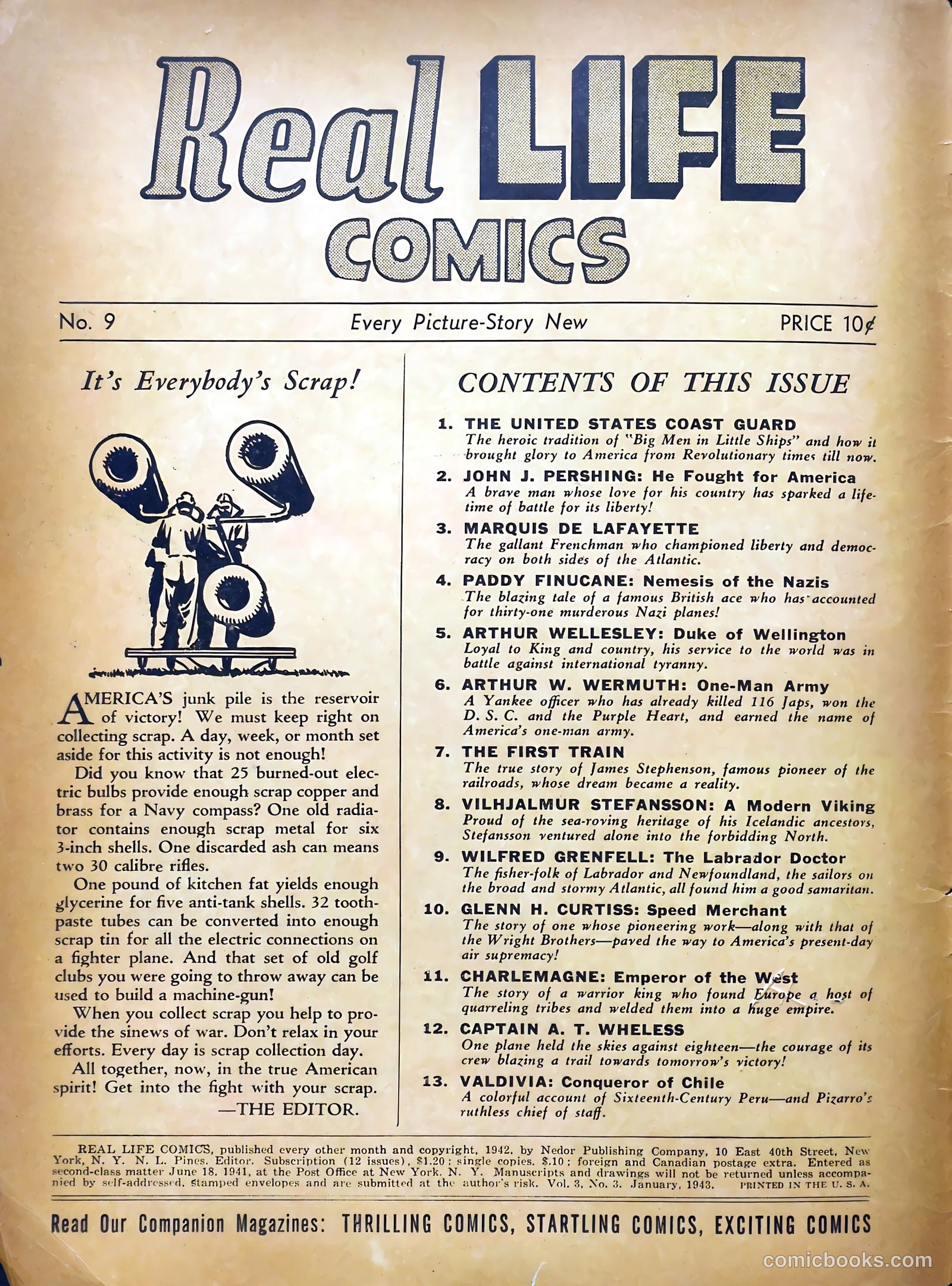 Real Life Comics #9 (1950) — page 2 of 69