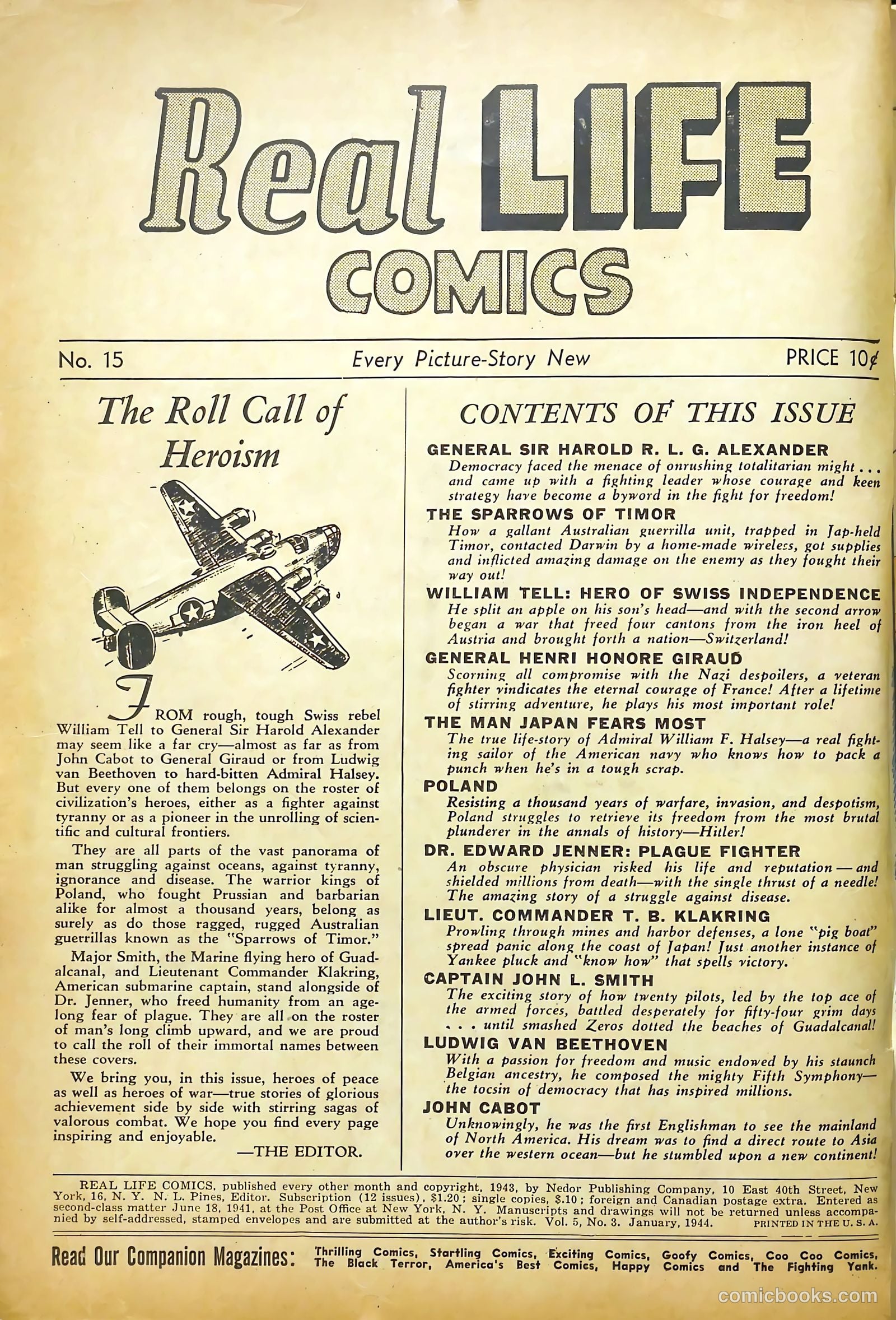 Real Life Comics #15 (1950) — page 2 of 60