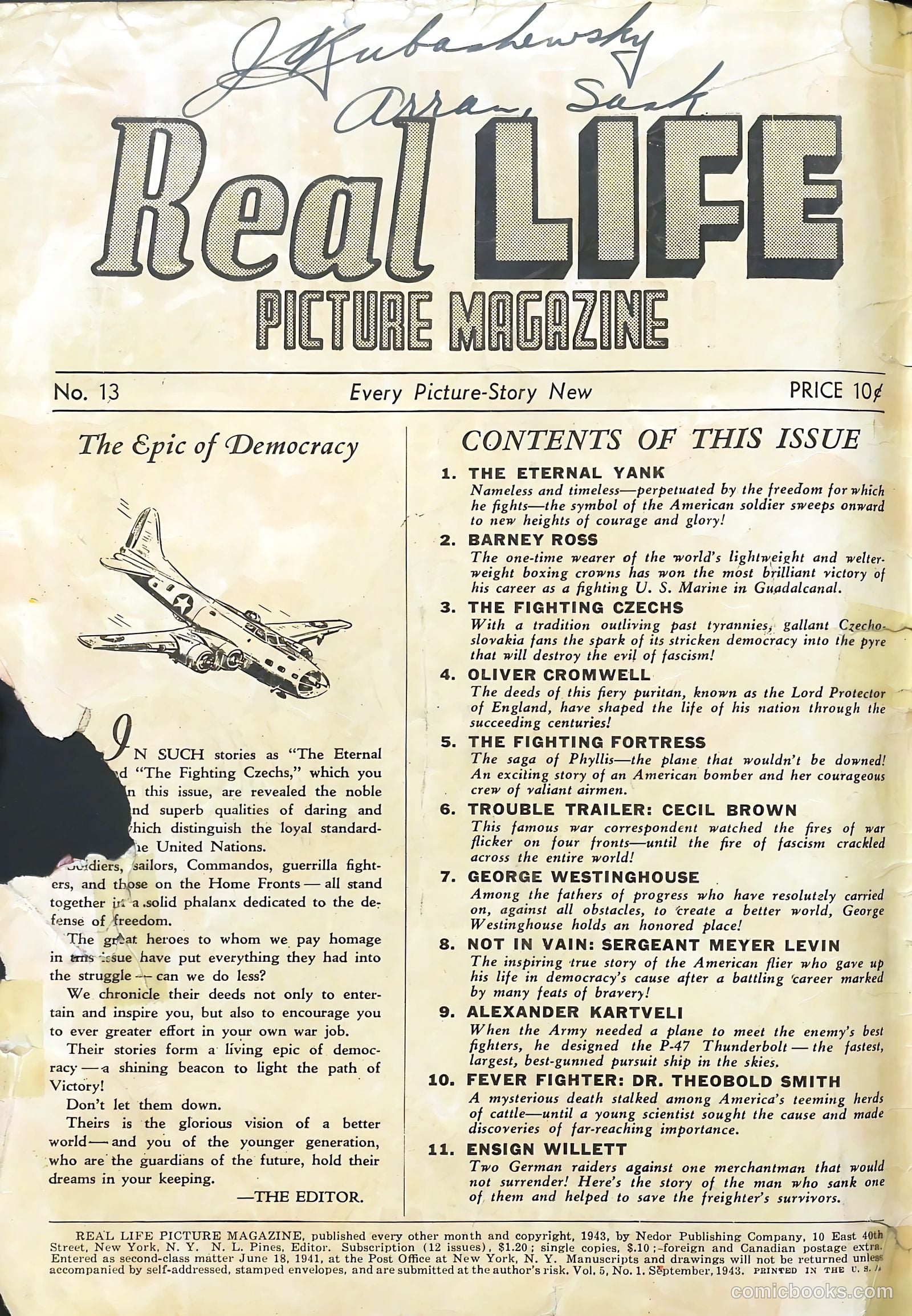 Real Life Comics #13 (1950) — page 4 of 61