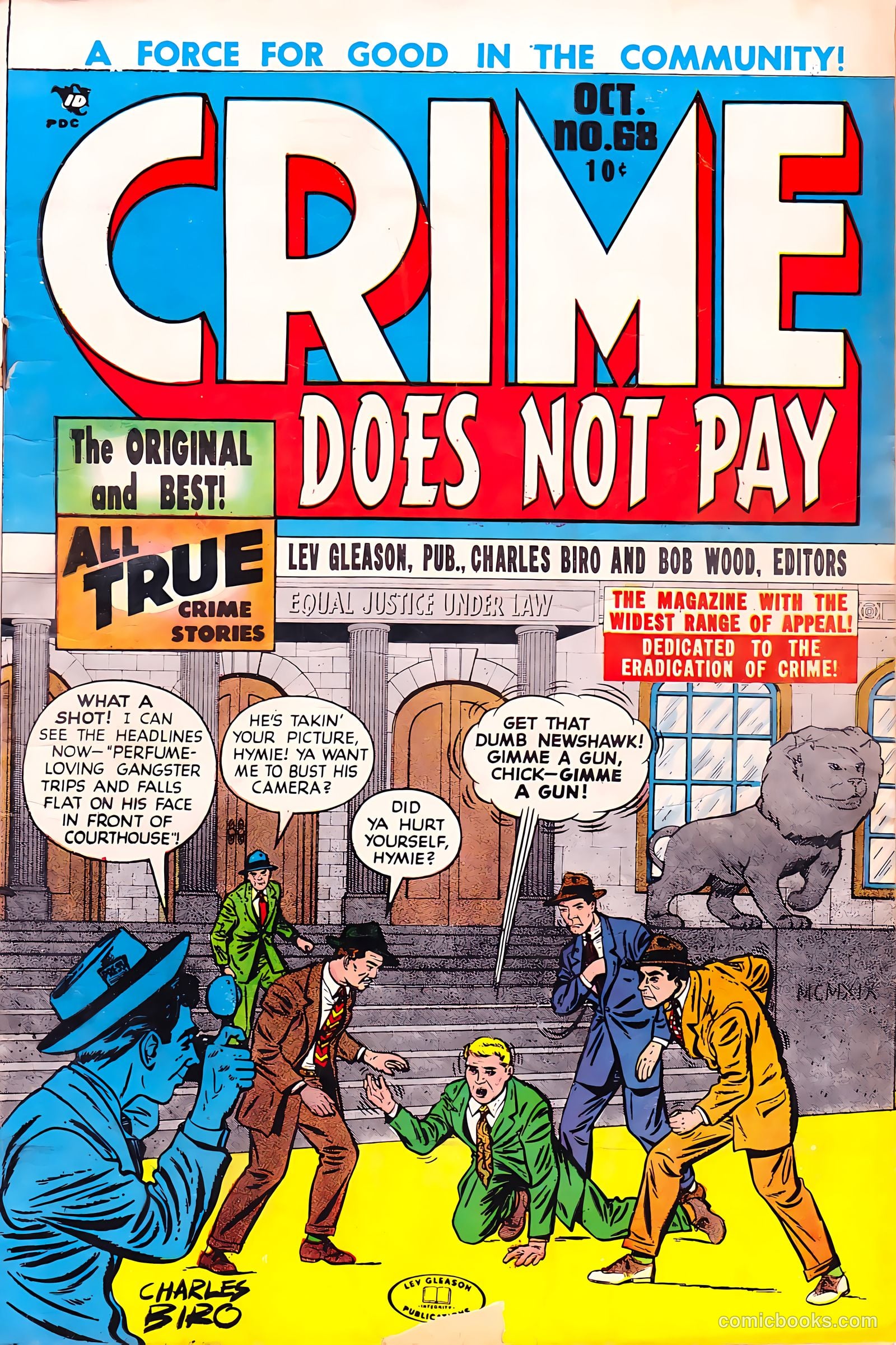 Crime Does Not Pay #68 cover