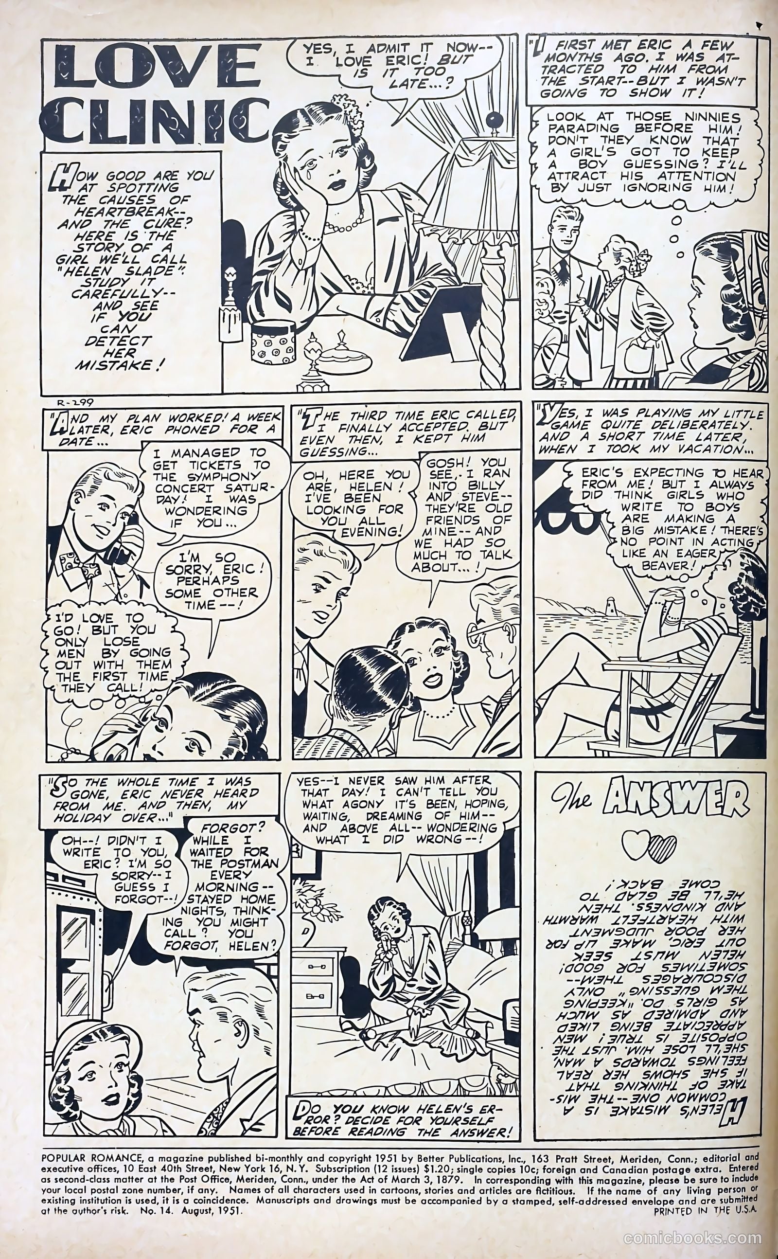 Popular Romance #14 (1950) — page 2 of 36