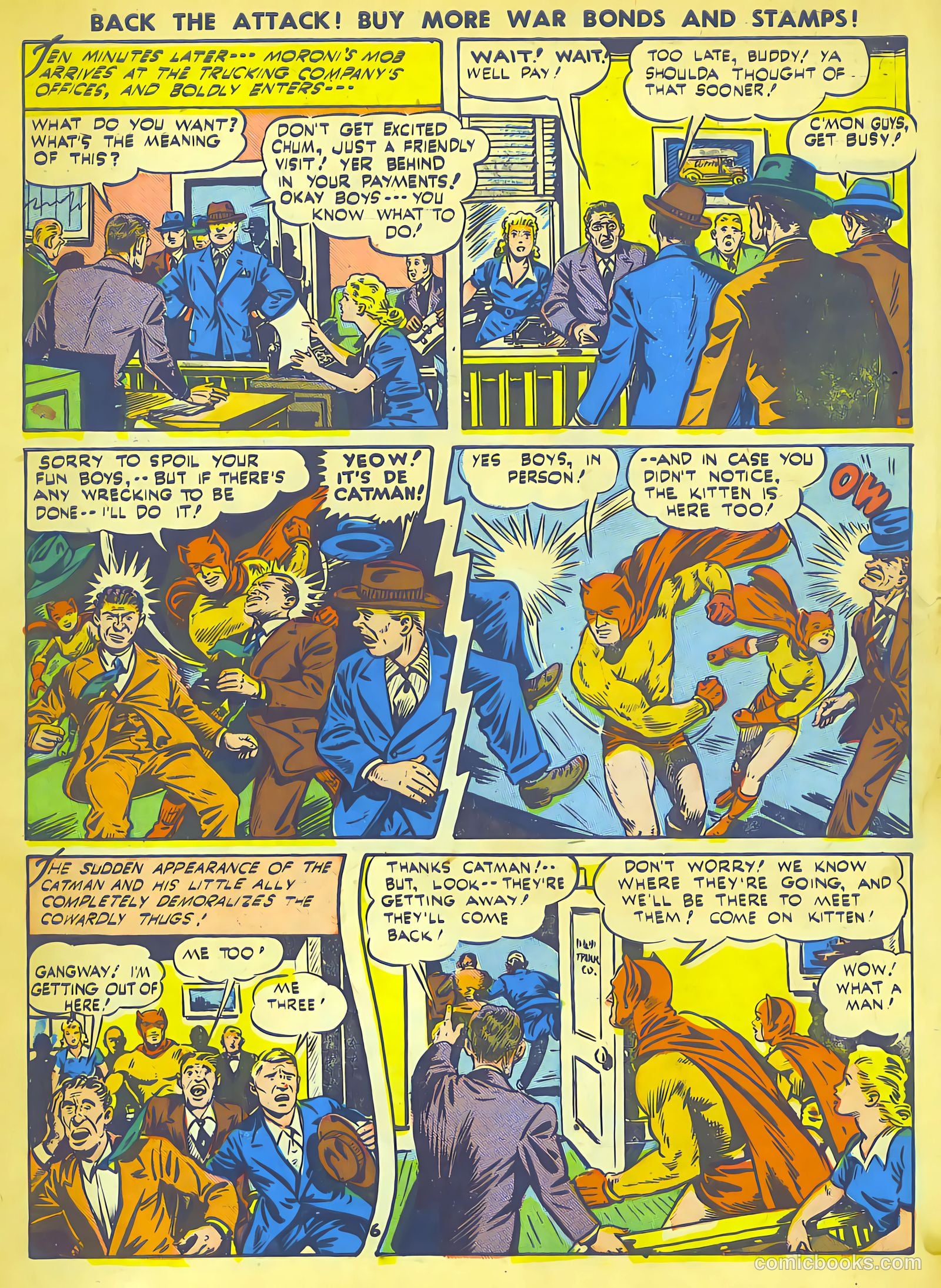 Cat-Man Comics #25 (1941) — page 7 of 47