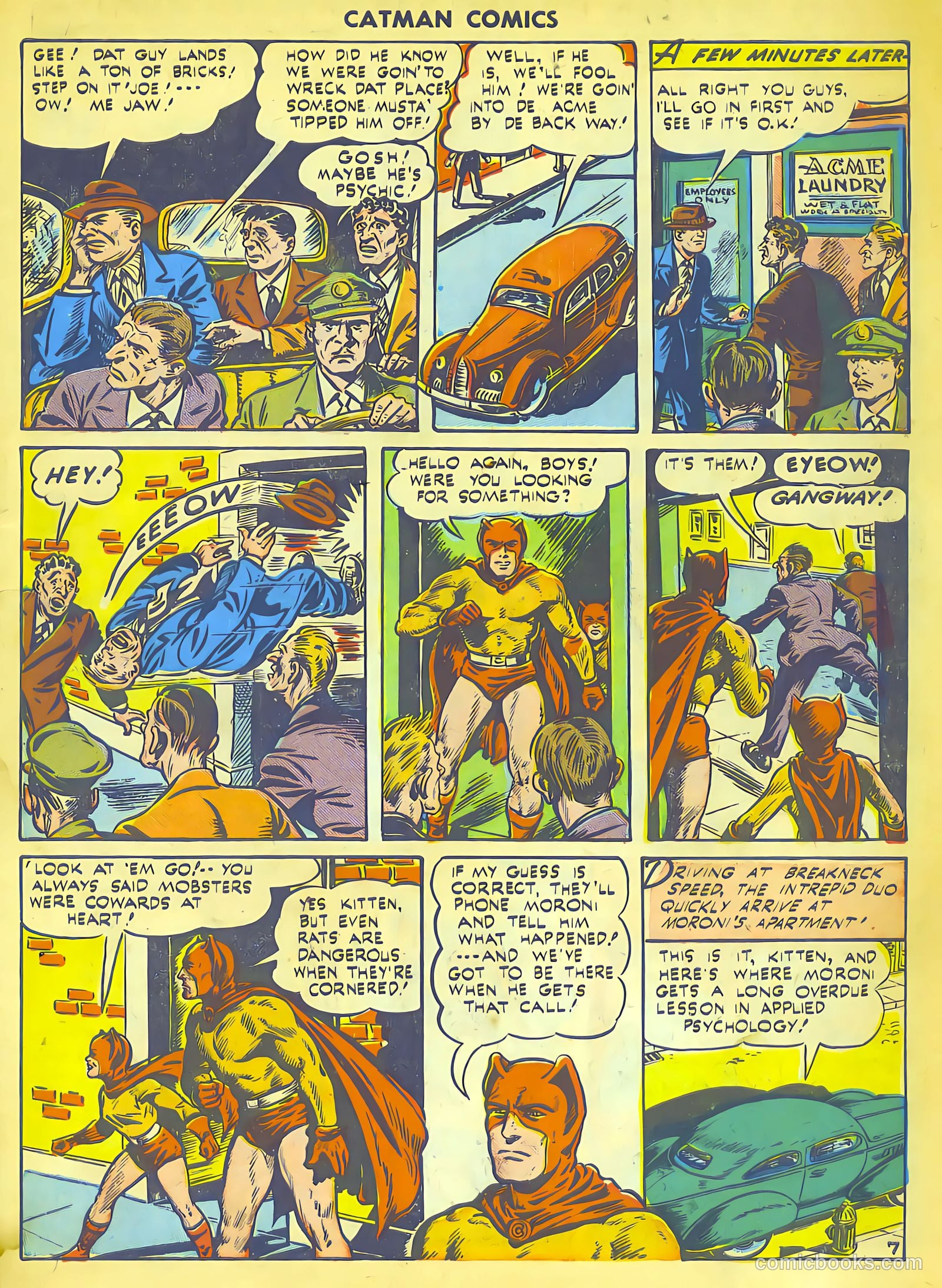 Cat-Man Comics #25 (1941) — page 8 of 47