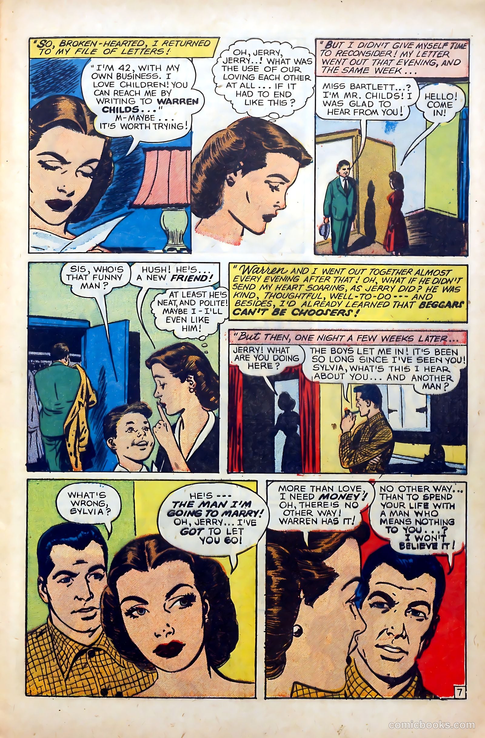 Popular Romance #20 (1950) — page 9 of 36