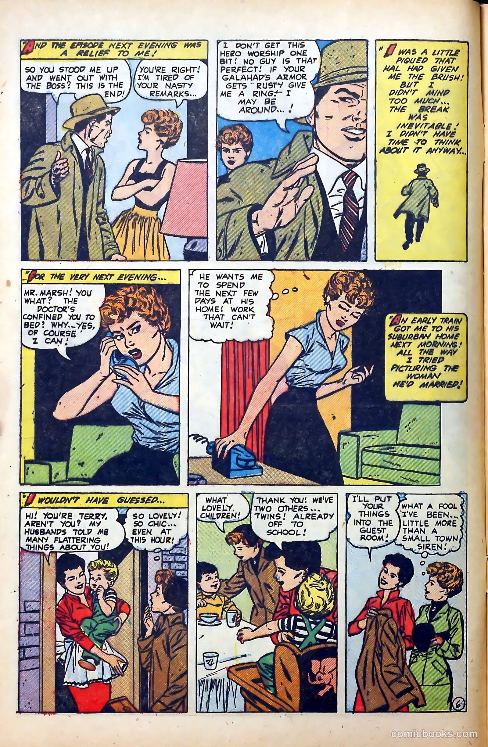 Popular Romance #28 (1950) — page 8 of 36