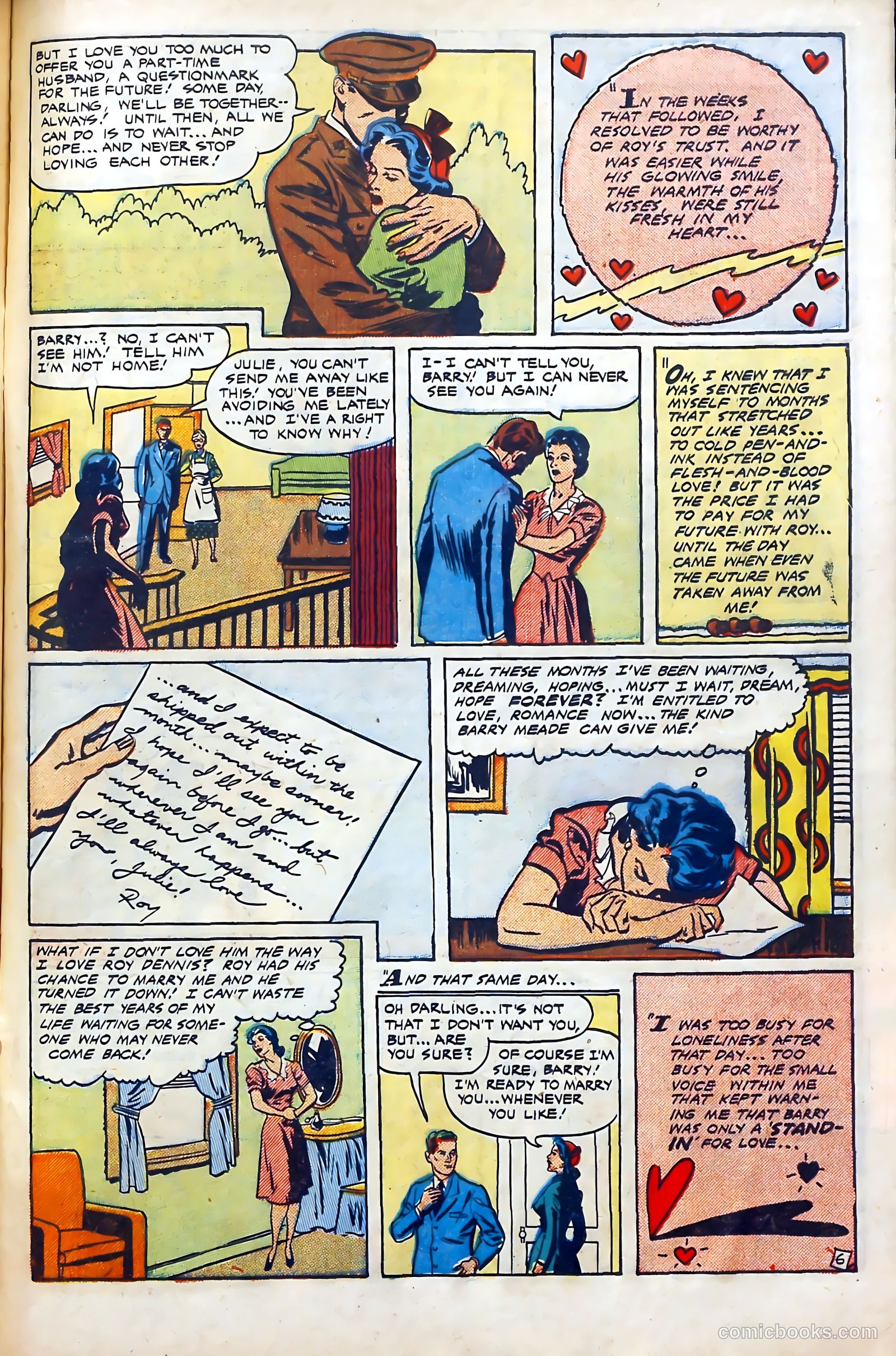 Popular Romance #11 (1950) — page 32 of 37