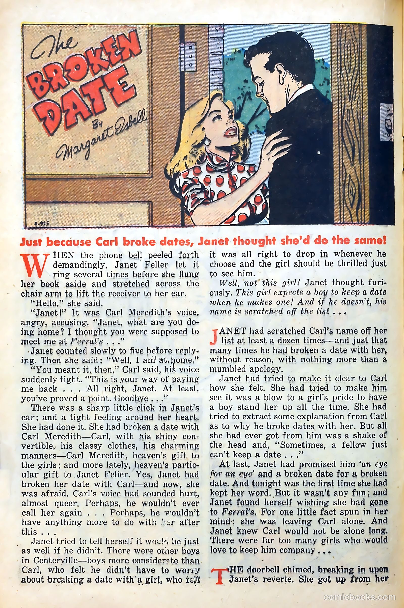 Popular Romance #27 (1950) — page 20 of 36