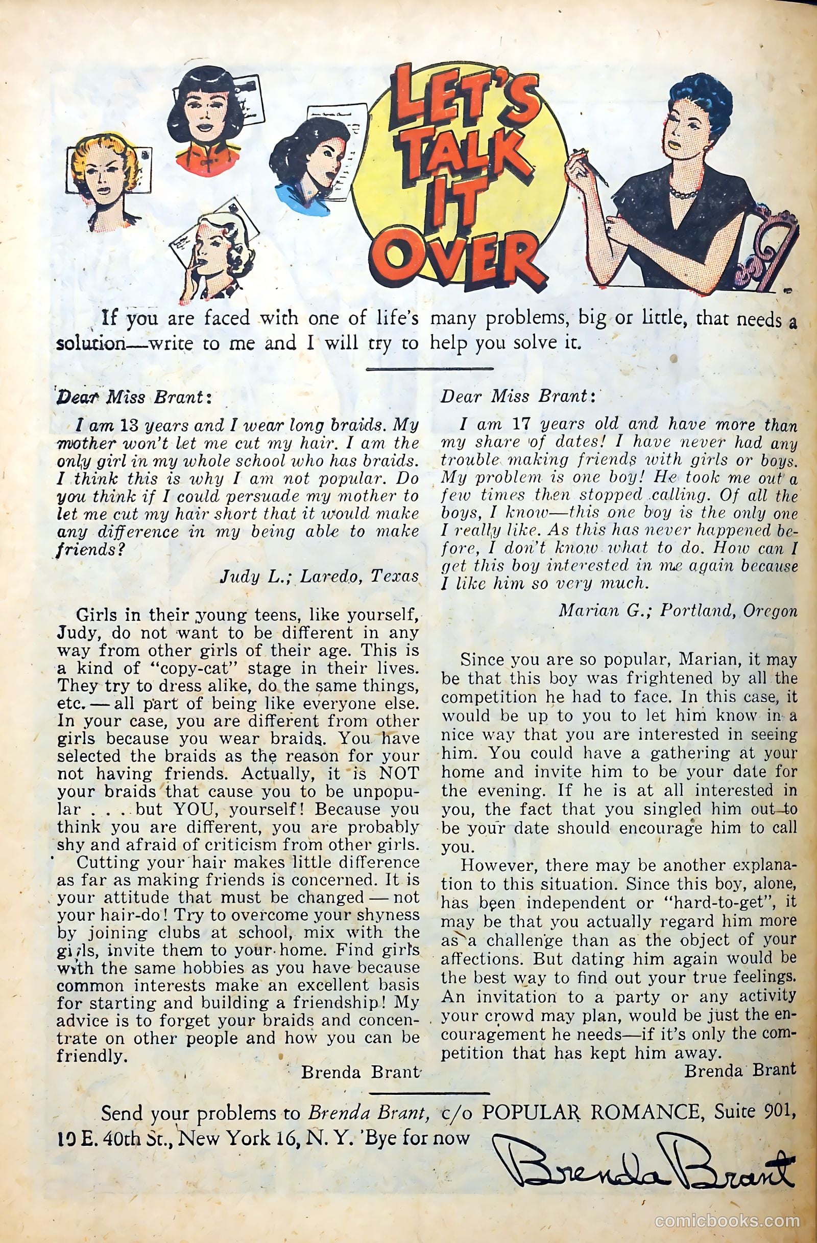 Popular Romance #26 (1950) — page 34 of 36