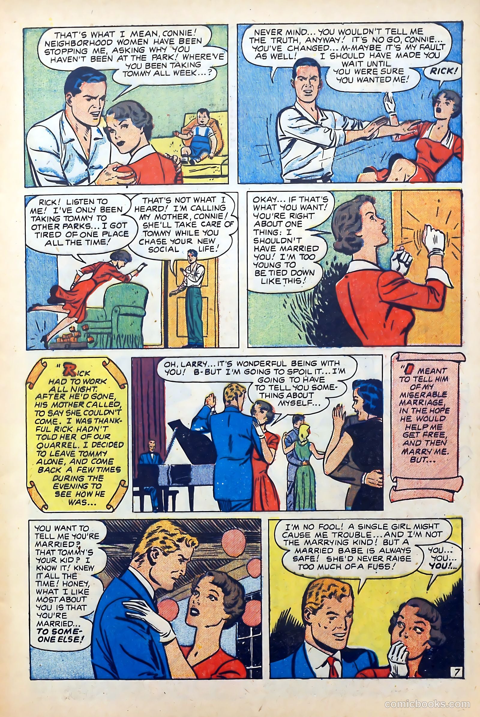 Popular Romance #13 (1950) — page 9 of 36