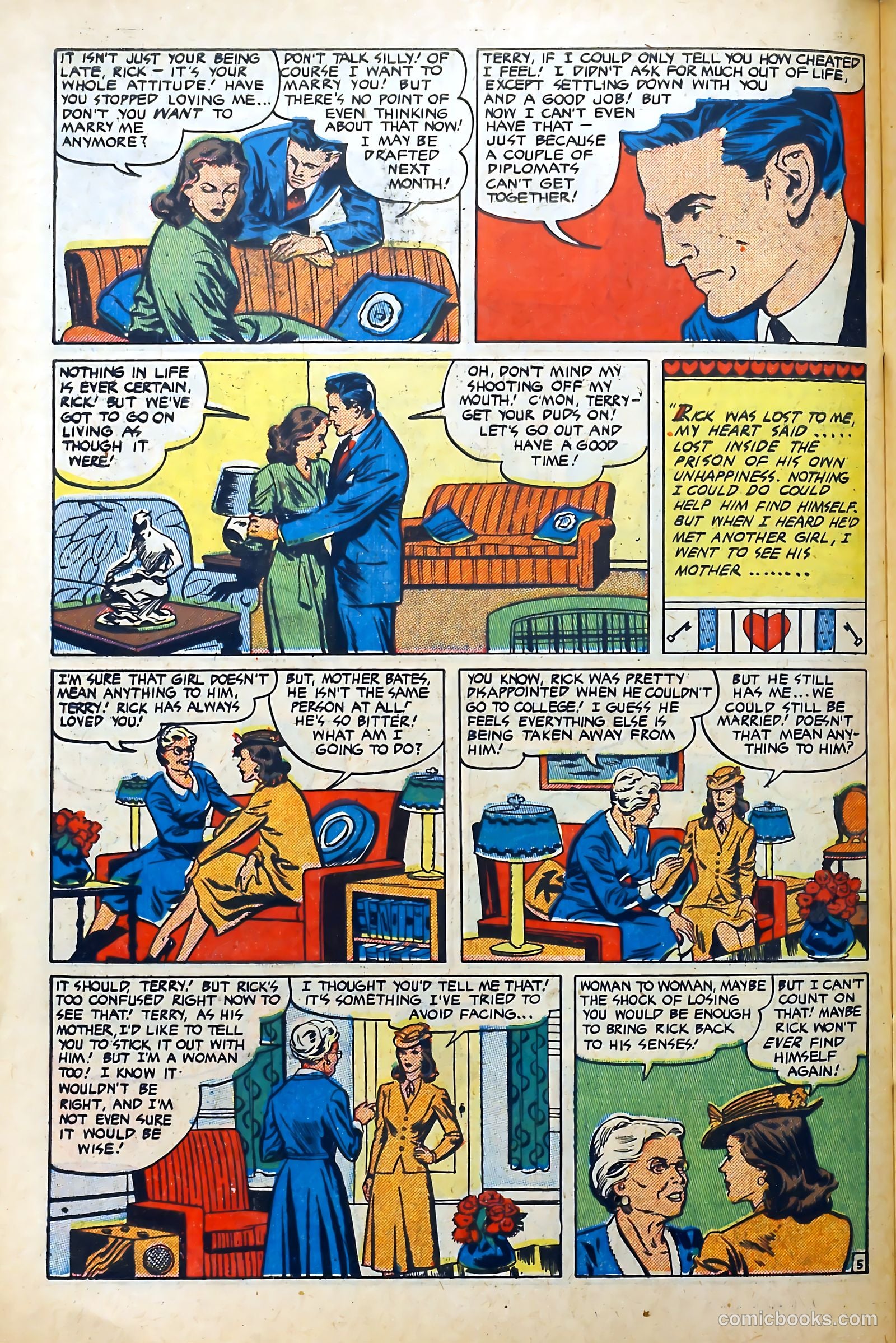 Popular Romance #13 (1950) — page 30 of 36