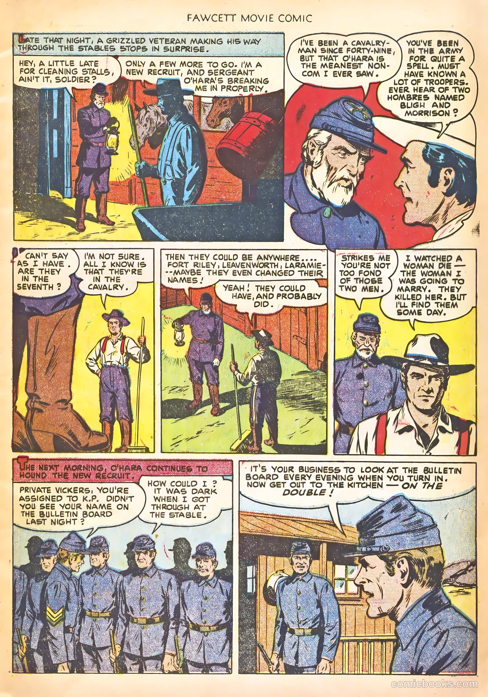 Fawcett Movie Comic 13 - Warpath #1 — page 9 of 36