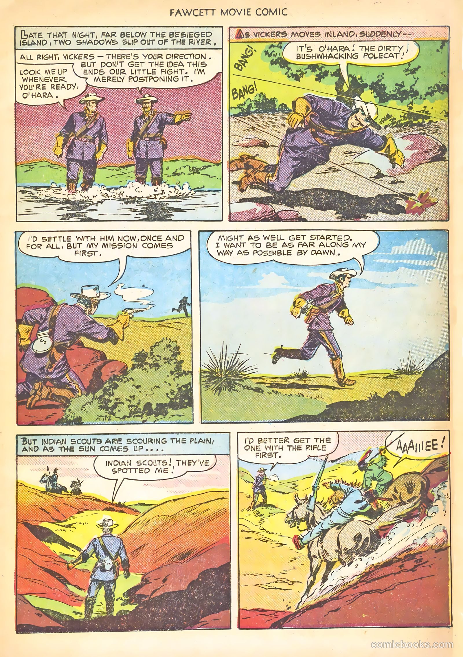 Fawcett Movie Comic 13 - Warpath #1 — page 15 of 36