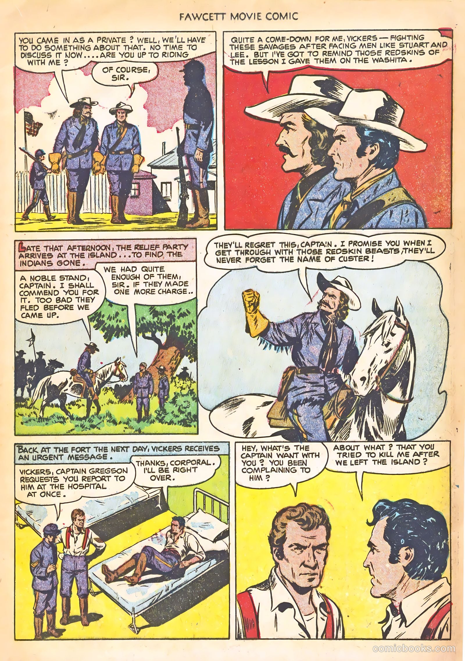 Fawcett Movie Comic 13 - Warpath #1 — page 17 of 36