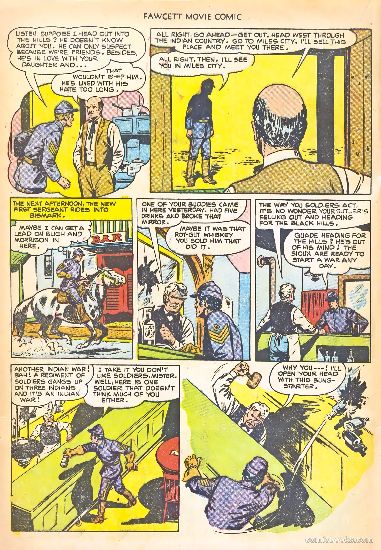 Fawcett Movie Comic 13 - Warpath #1 — page 20 of 36