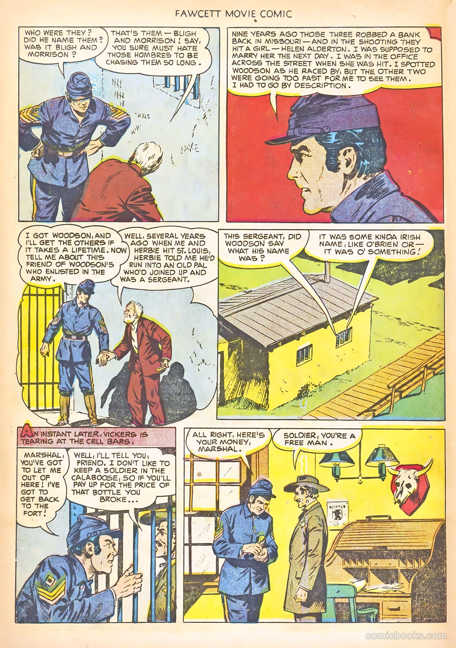 Fawcett Movie Comic 13 - Warpath #1 — page 22 of 36