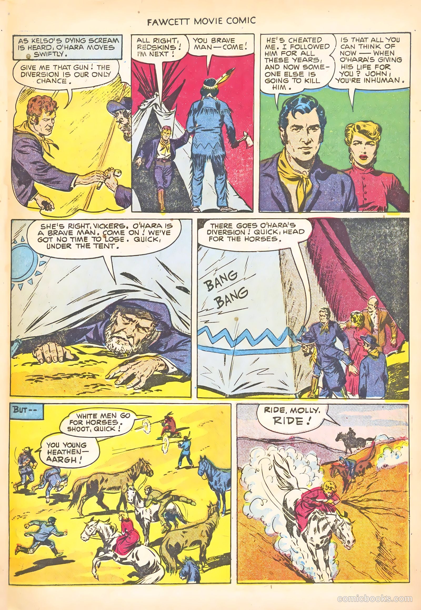 Fawcett Movie Comic 13 - Warpath #1 — page 31 of 36