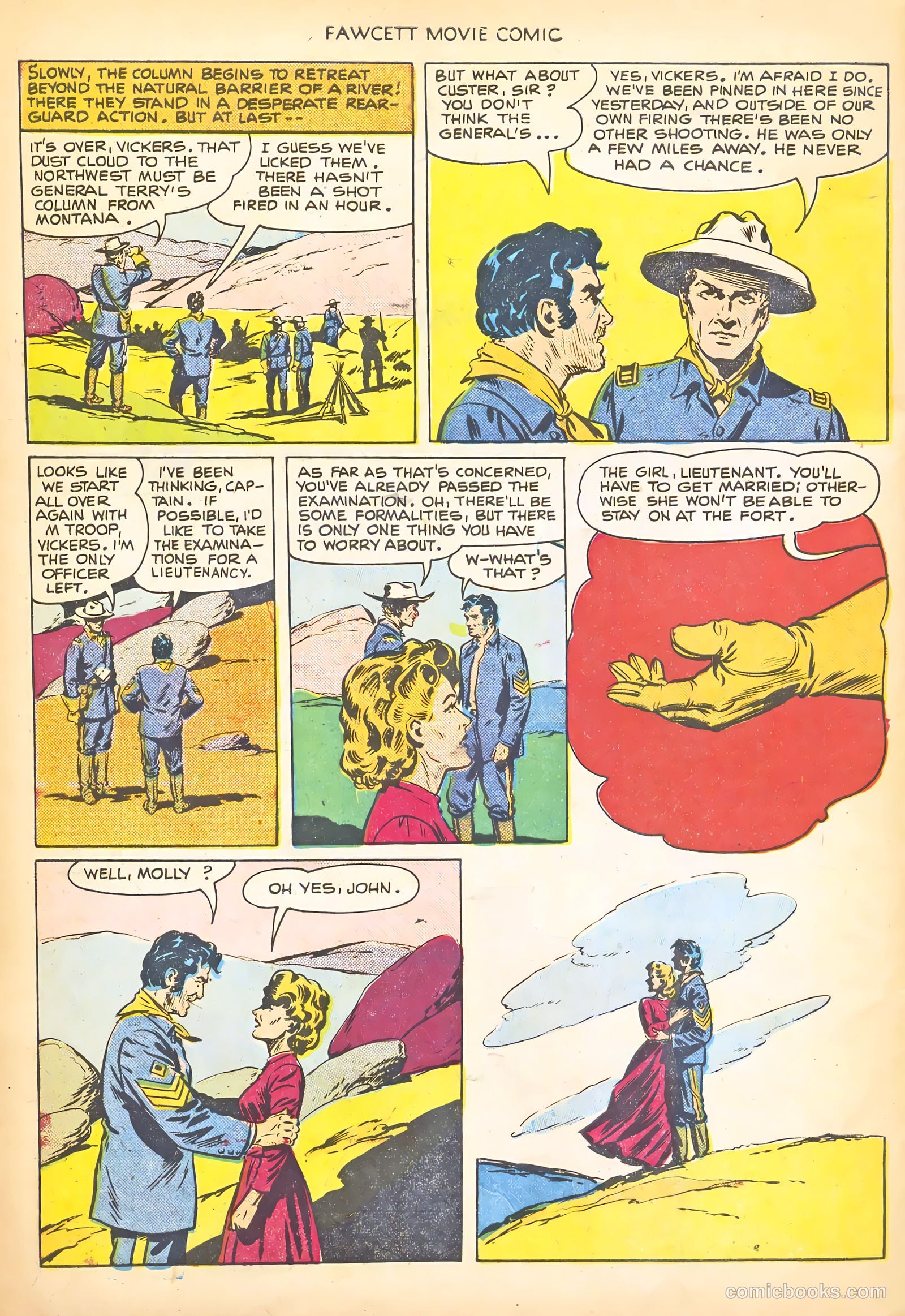 Fawcett Movie Comic 13 - Warpath #1 — page 34 of 36