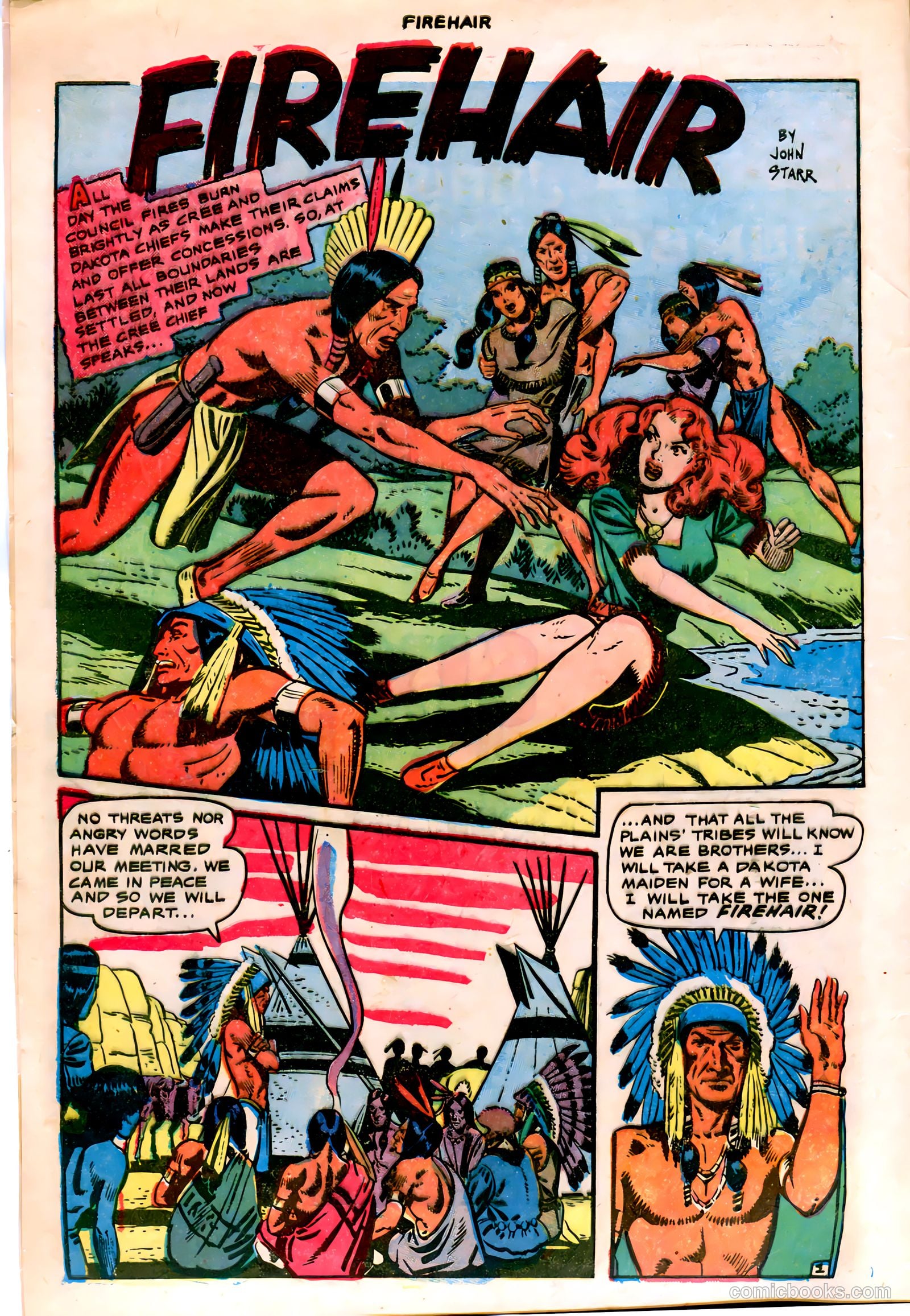 Firehair Comics #10 (1948) — page 4 of 36