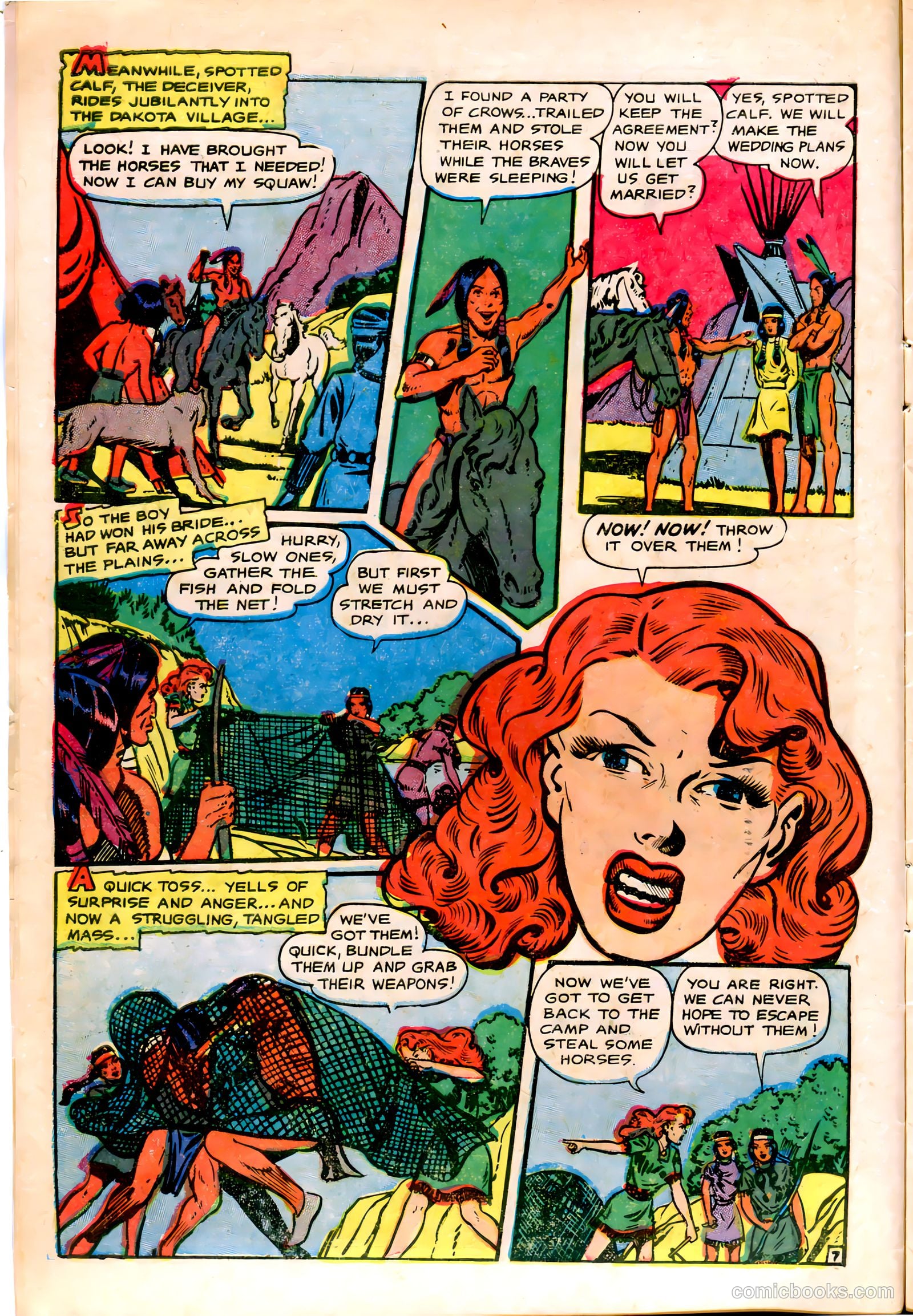Firehair Comics #10 (1948) — page 10 of 36