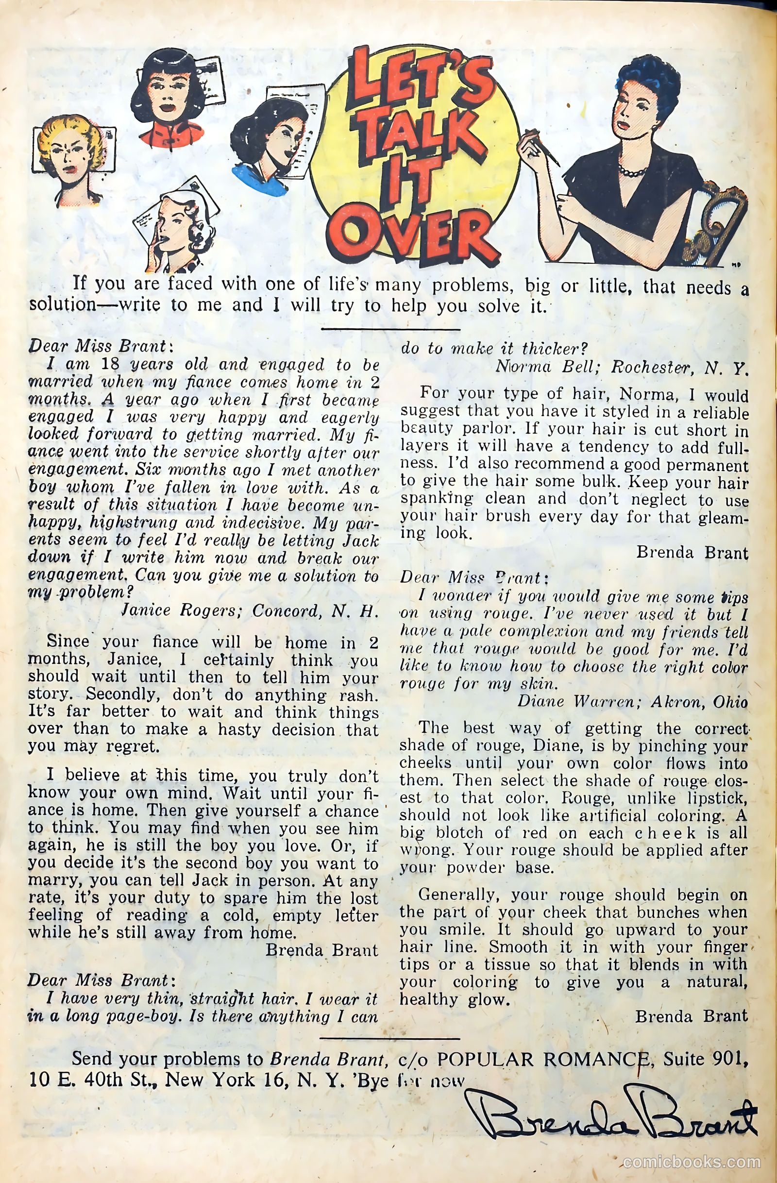 Popular Romance #22 (1950) — page 32 of 36