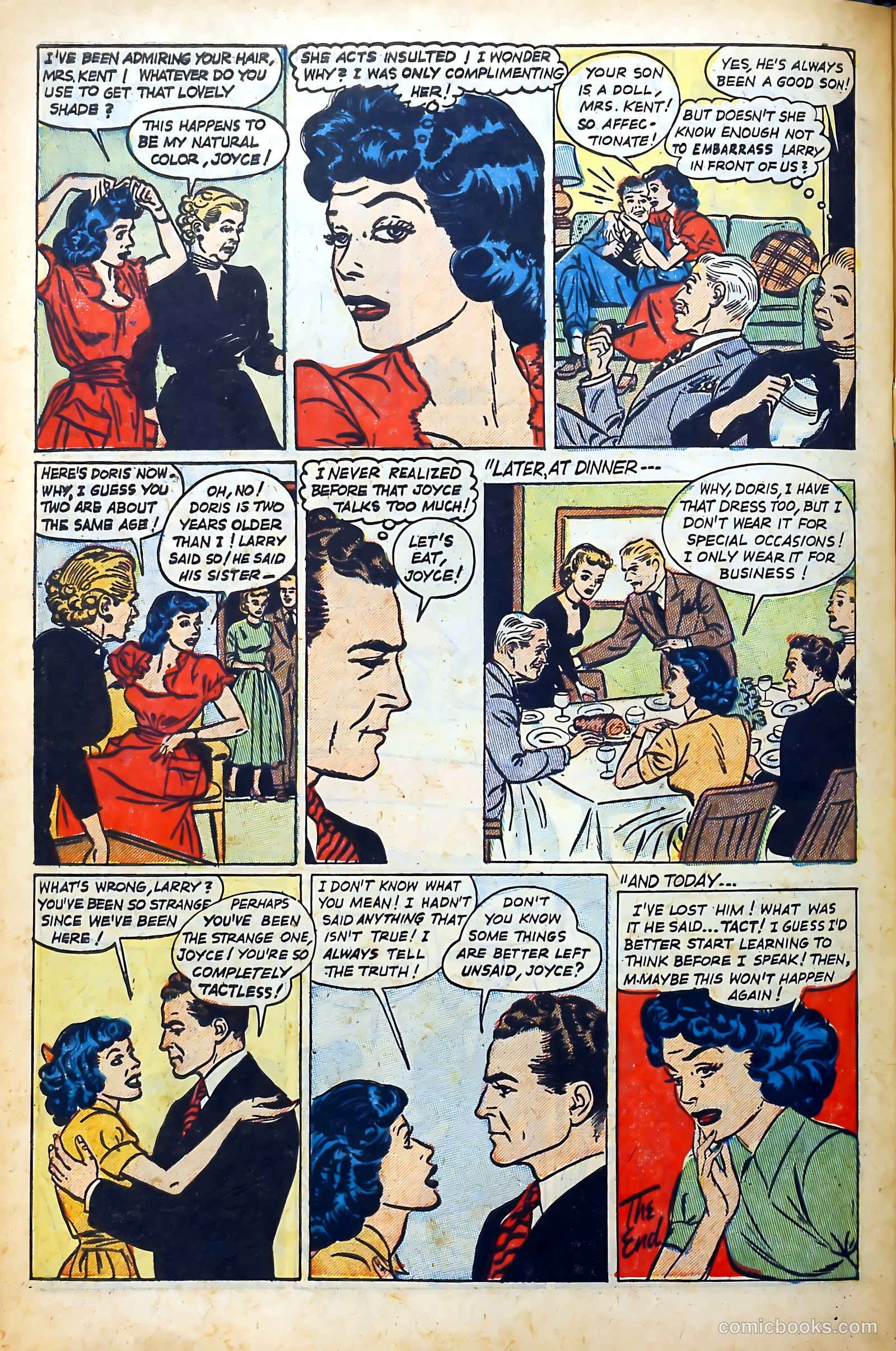 Popular Romance #22 (1950) — page 34 of 36