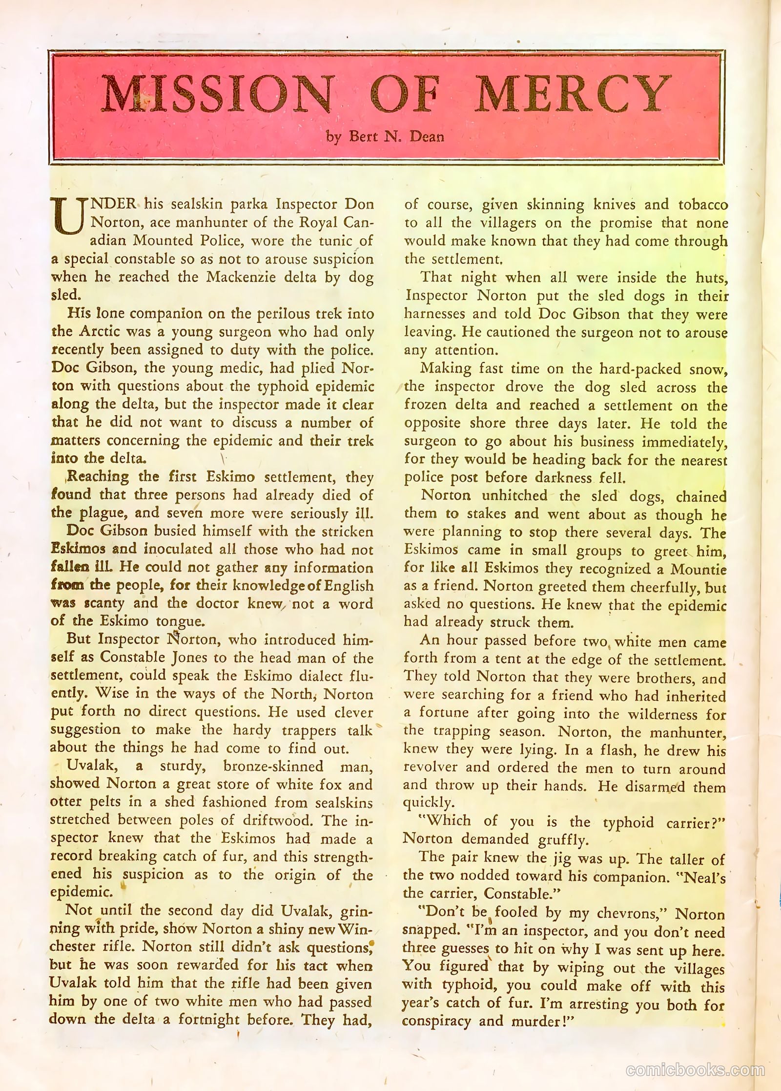 Approved Comics 12 - Northwest Mounties #1 — page 20 of 36
