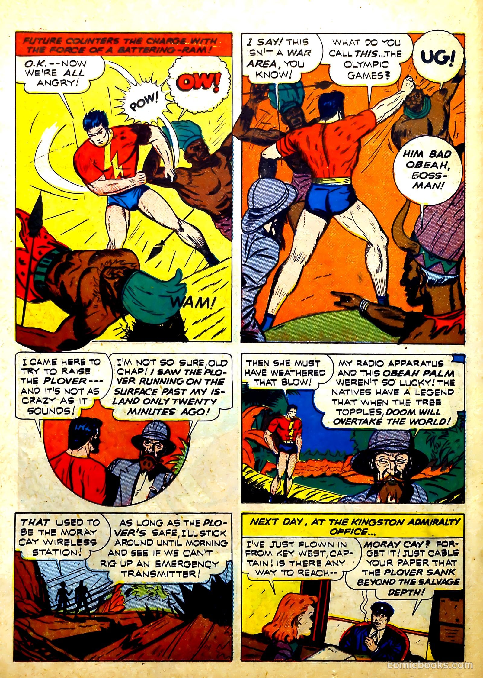 Startling Comics #14 (1940) — page 22 of 68