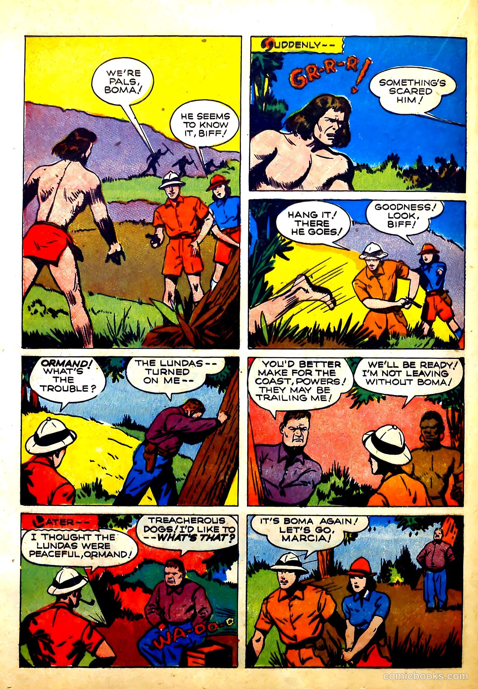 Startling Comics #14 (1940) — page 32 of 68