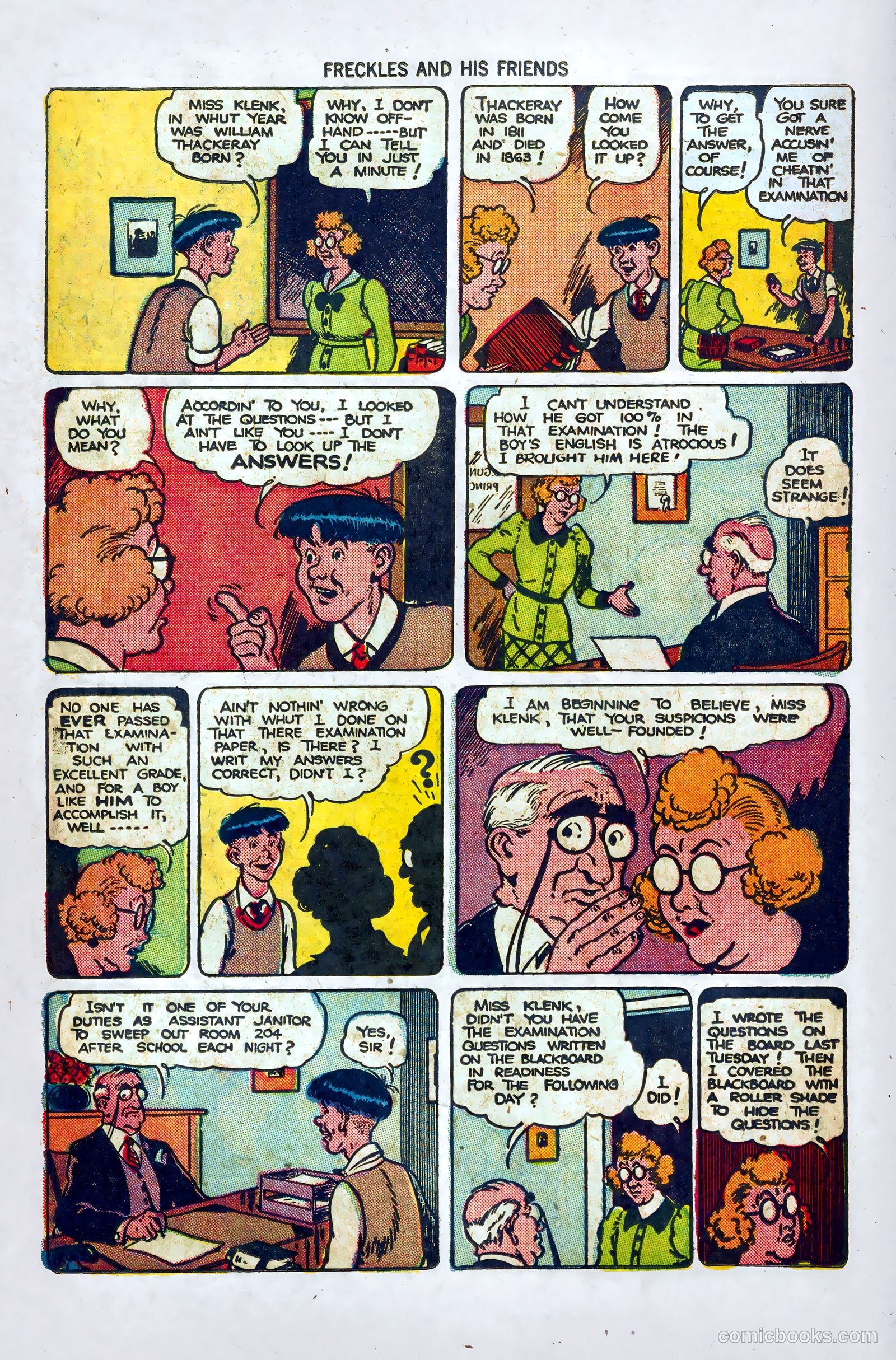 Freckles and His Friends #7 (1949) — page 16 of 52