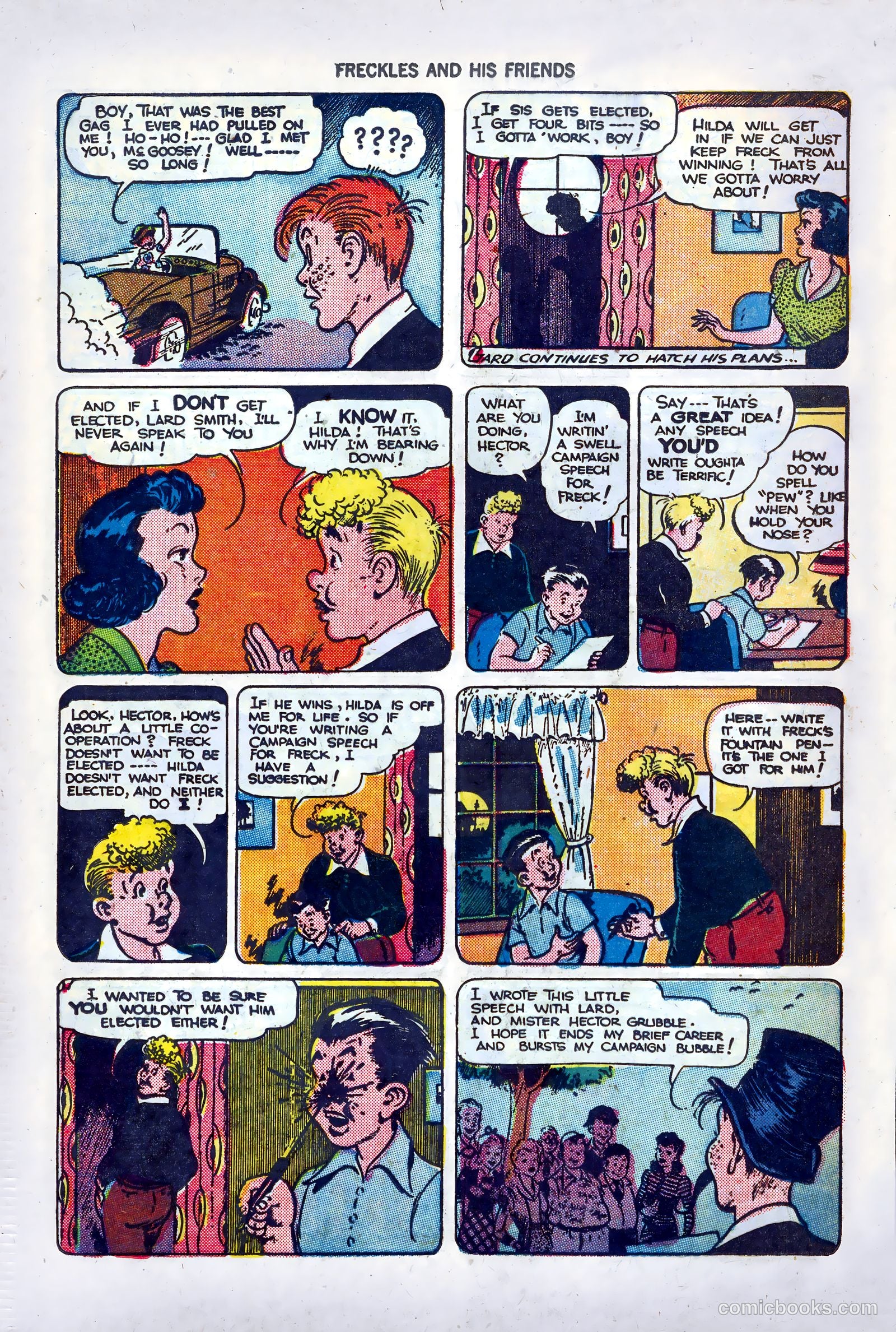 Freckles and His Friends #7 (1949) — page 38 of 52