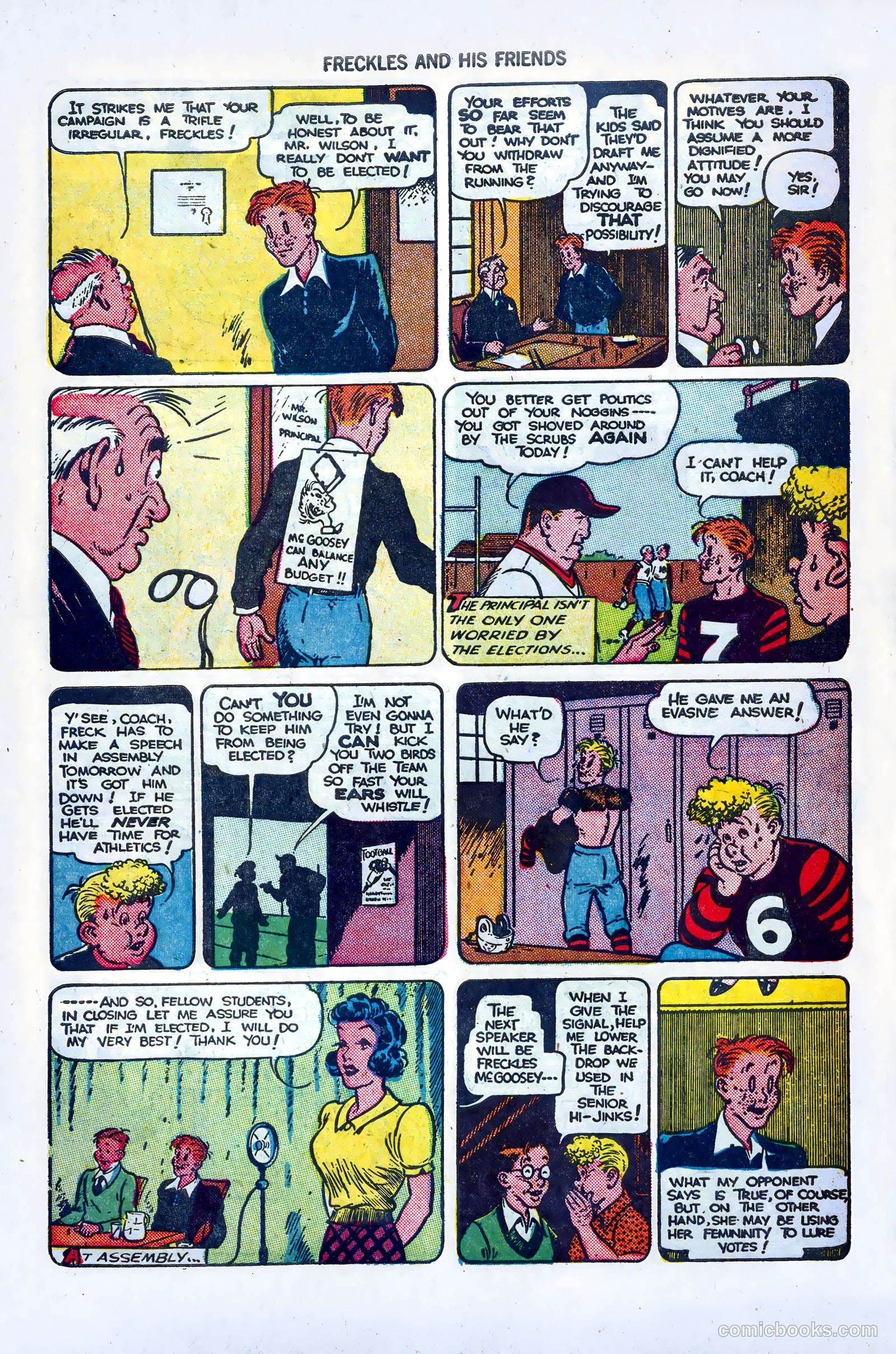 Freckles and His Friends #7 (1949) — page 40 of 52