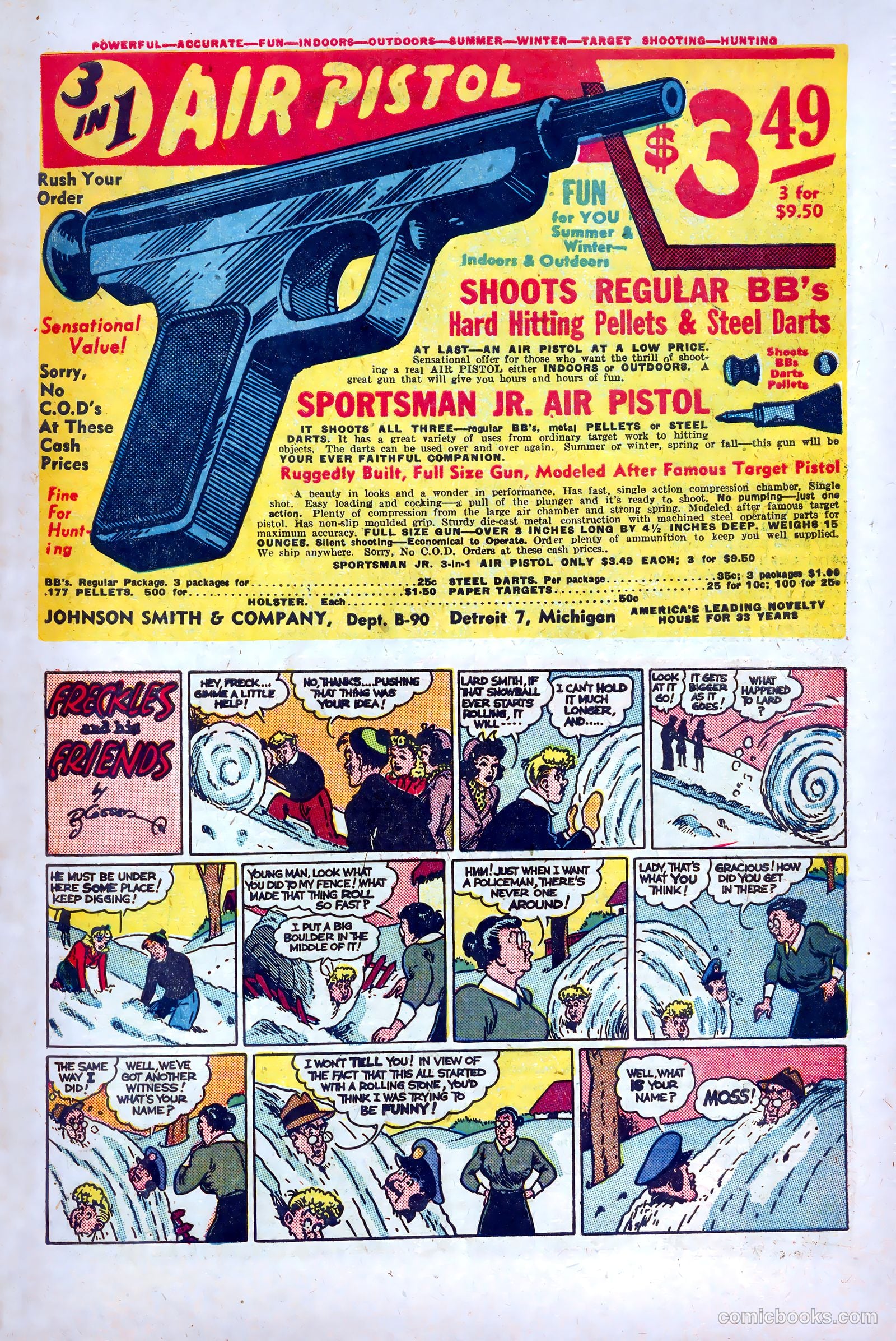 Freckles and His Friends #7 (1949) — page 49 of 52