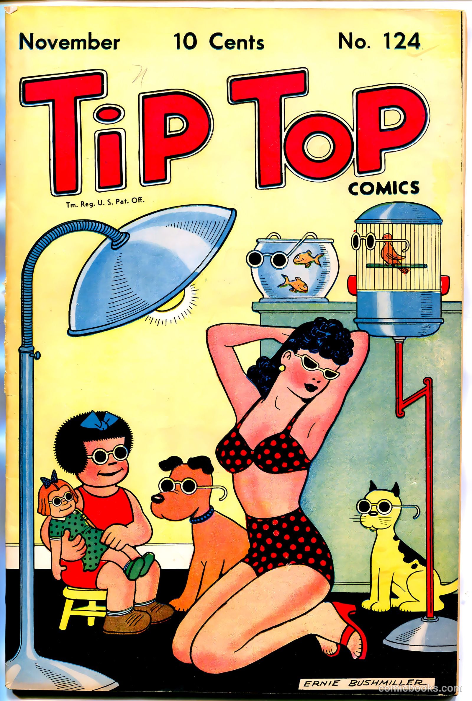 Tip Top Comics #124 cover