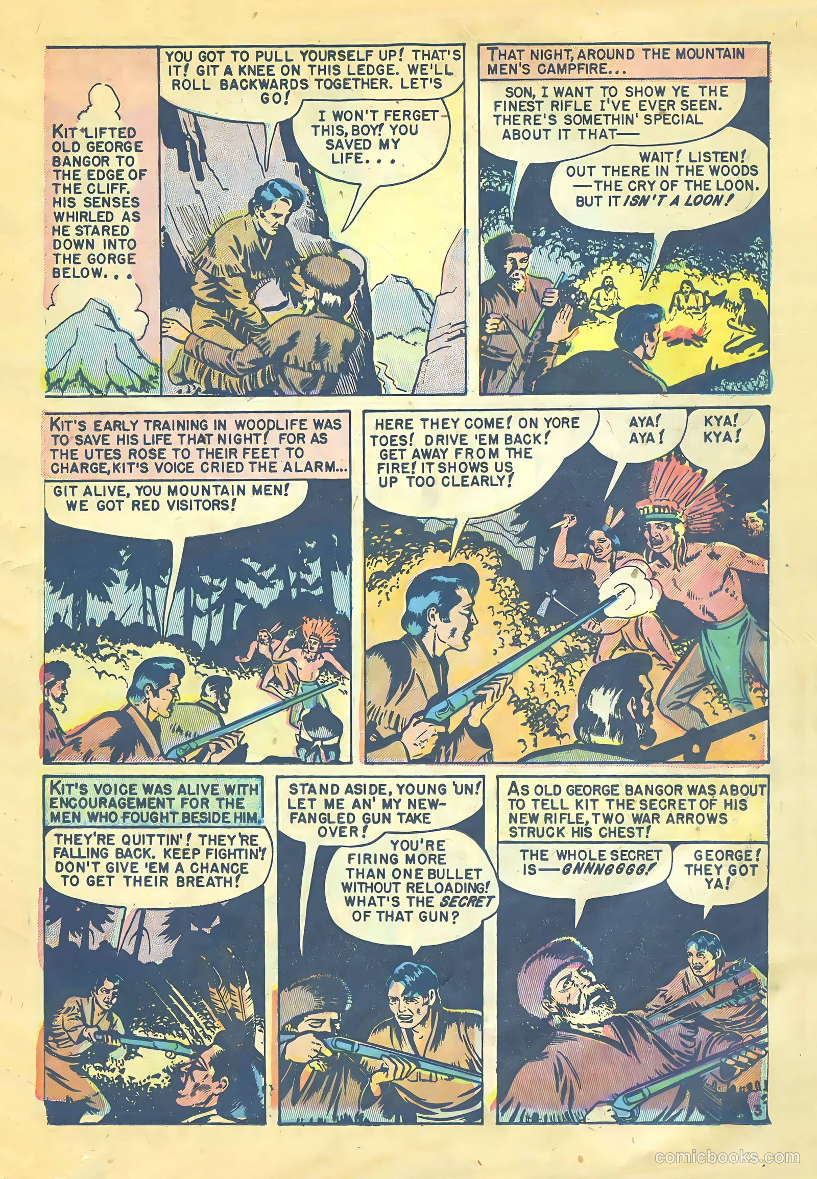Kit Carson and the Blackfeet Warriors #1 (1953) — page 13 of 36
