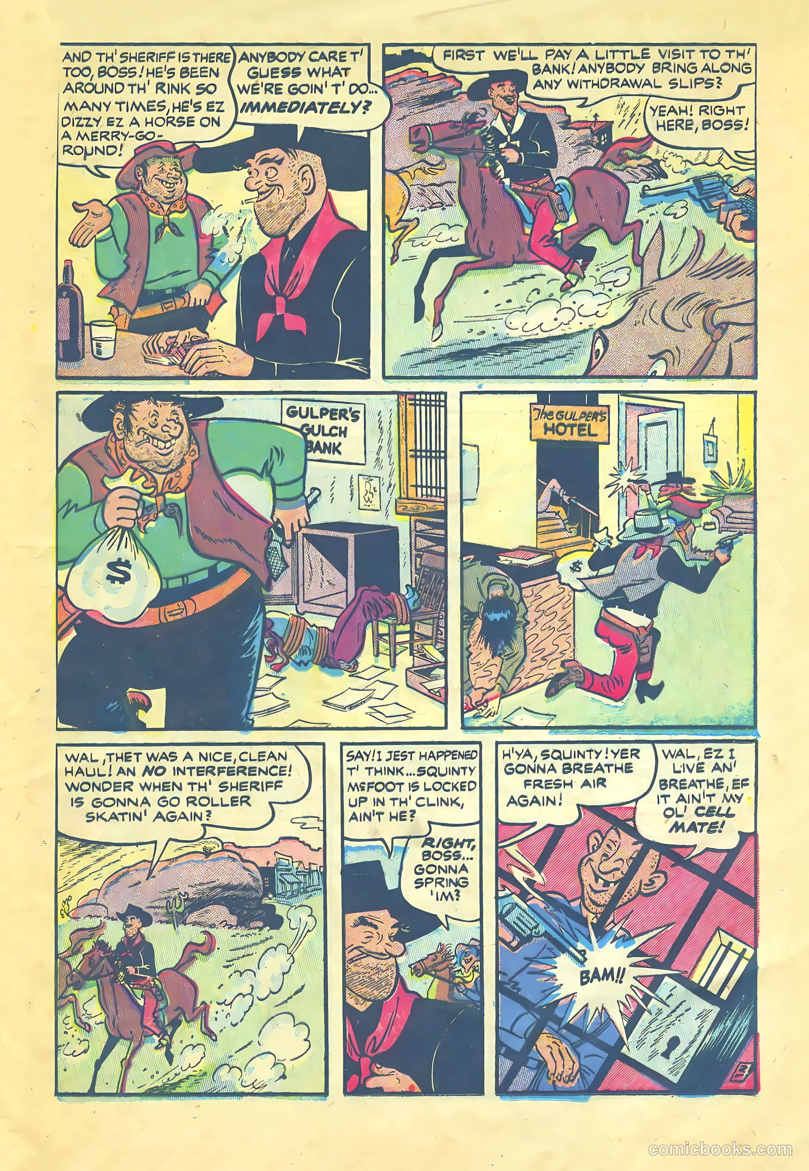 Kit Carson and the Blackfeet Warriors #1 (1953) — page 21 of 36