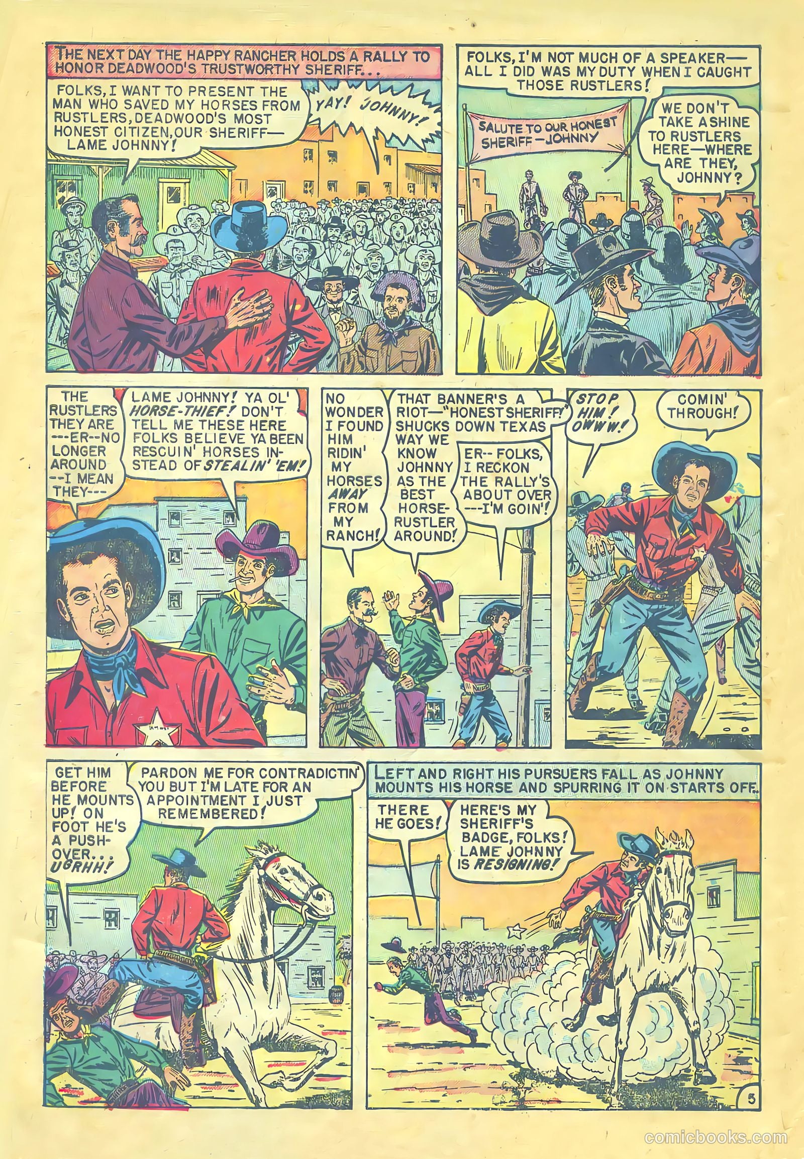 Kit Carson and the Blackfeet Warriors #1 (1953) — page 30 of 36