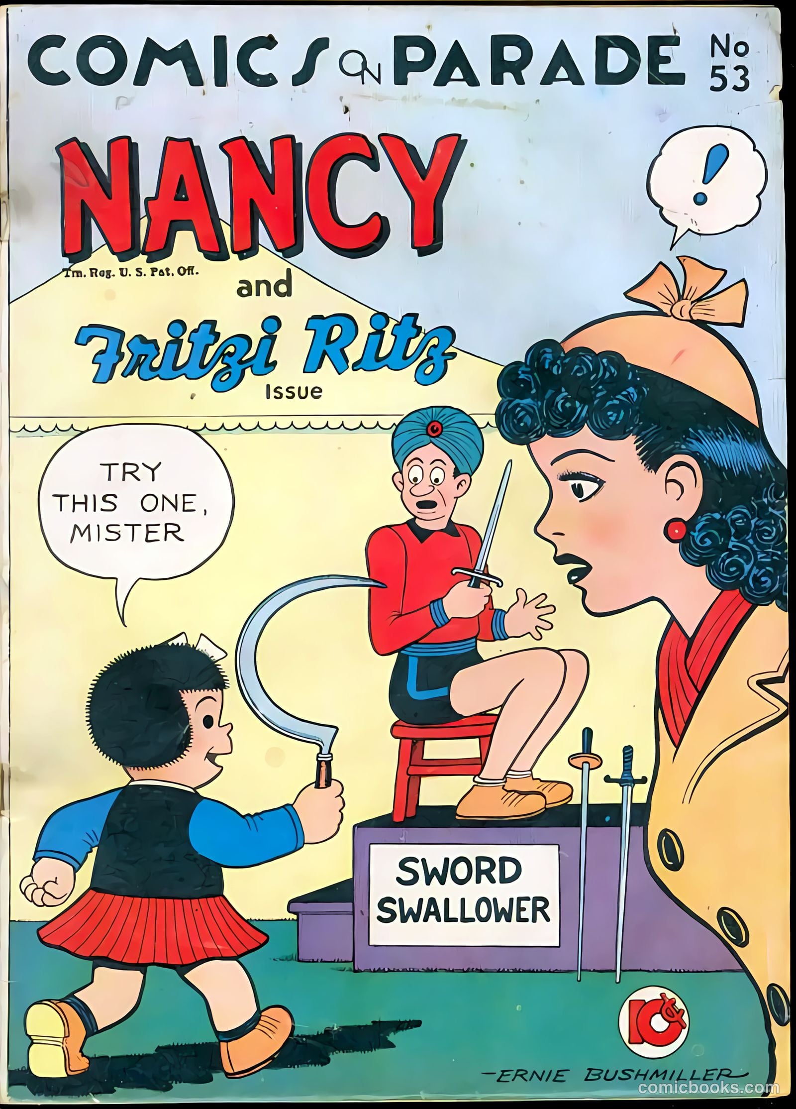 Comics on Parade #53 cover