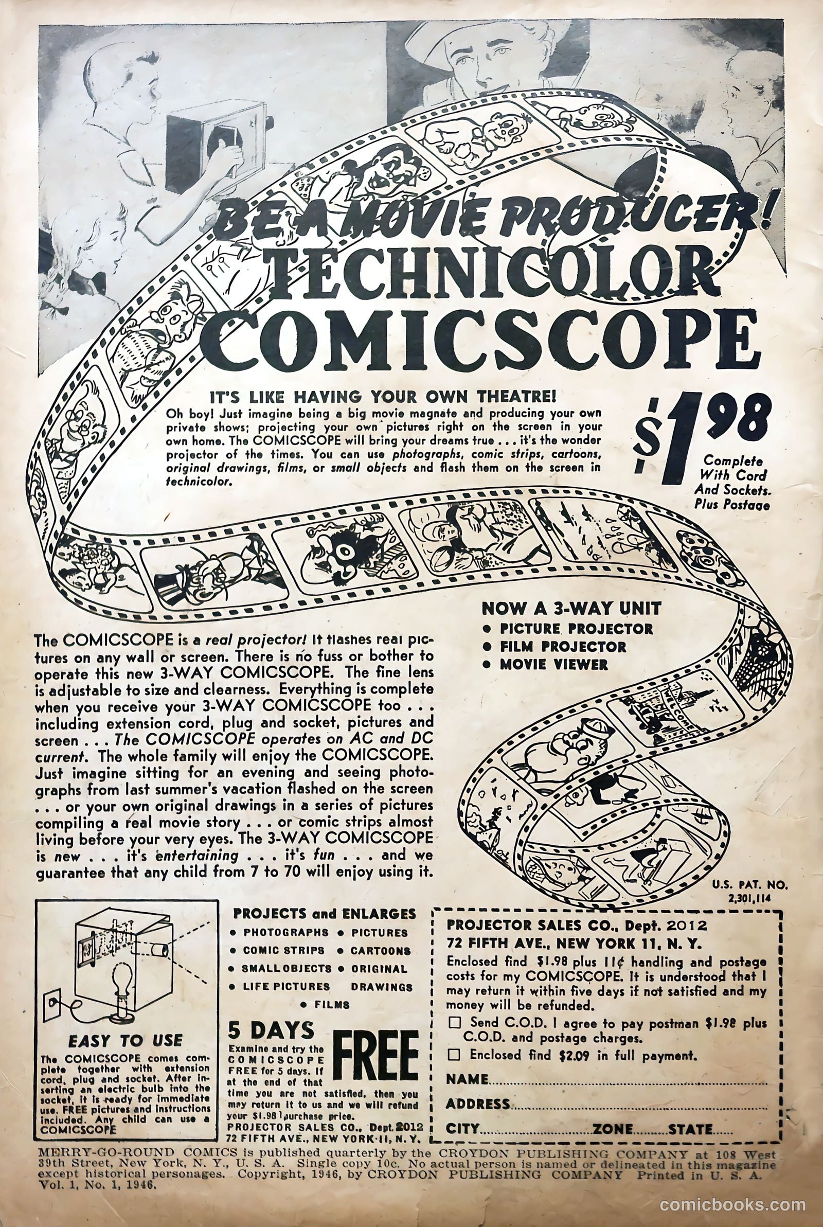 Merry Go Round Comics #1 (1947) — page 2 of 52