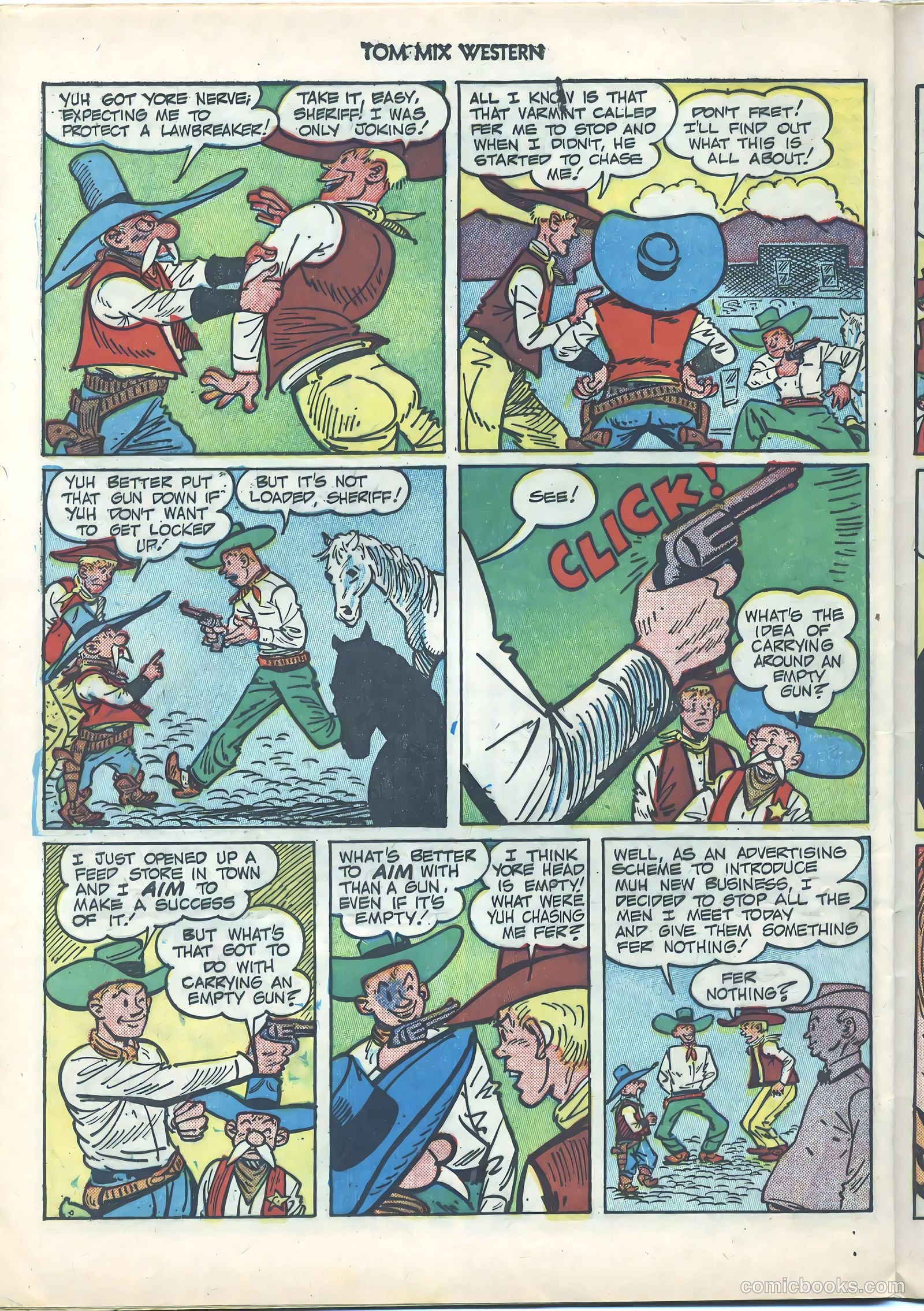 Tom Mix #113 (1953) — page 12 of 28