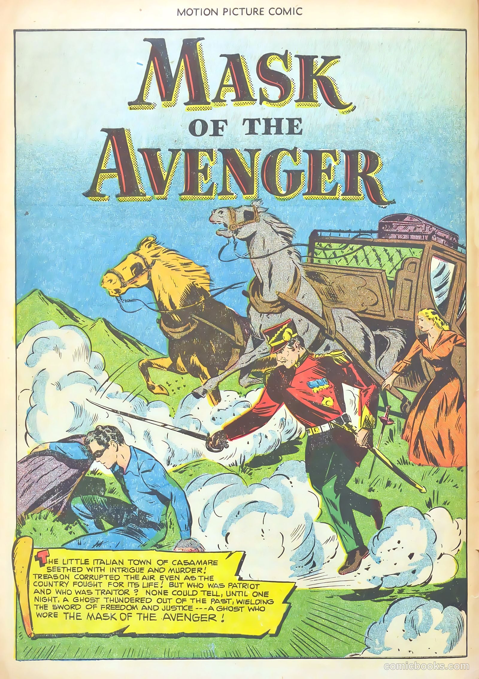 Motion Picture Comics 106 The Texas Rangers #1 — page 4 of 36