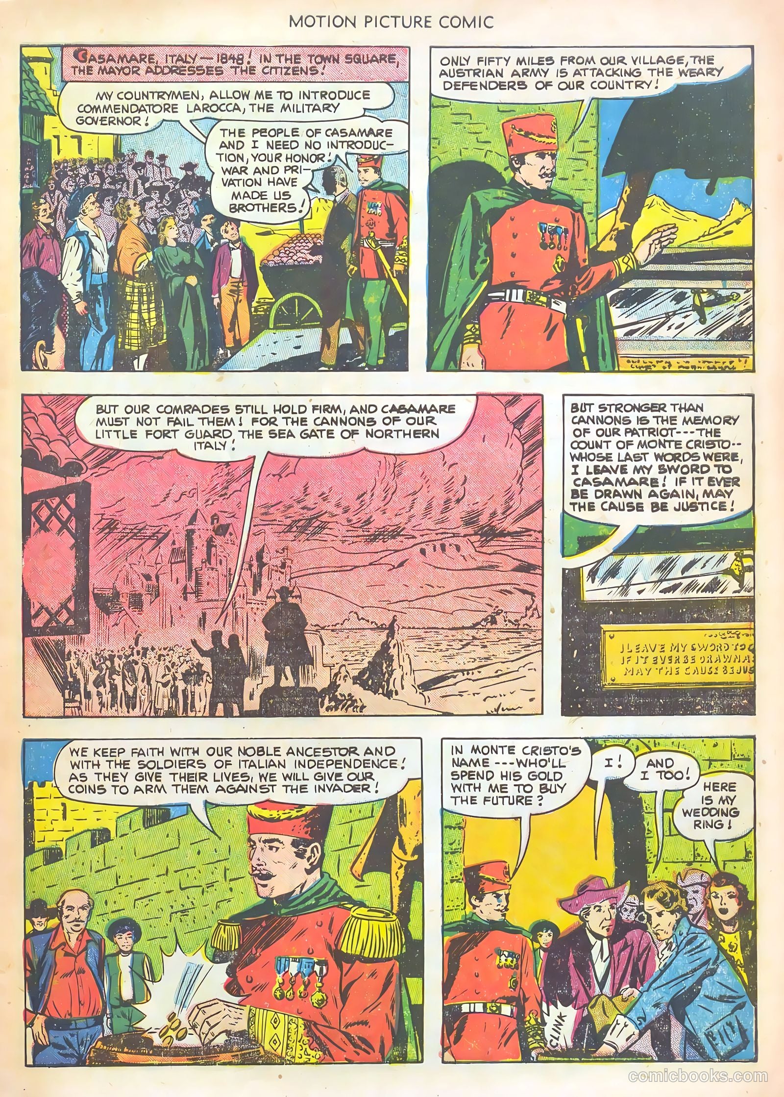 Motion Picture Comics 106 The Texas Rangers #1 — page 5 of 36