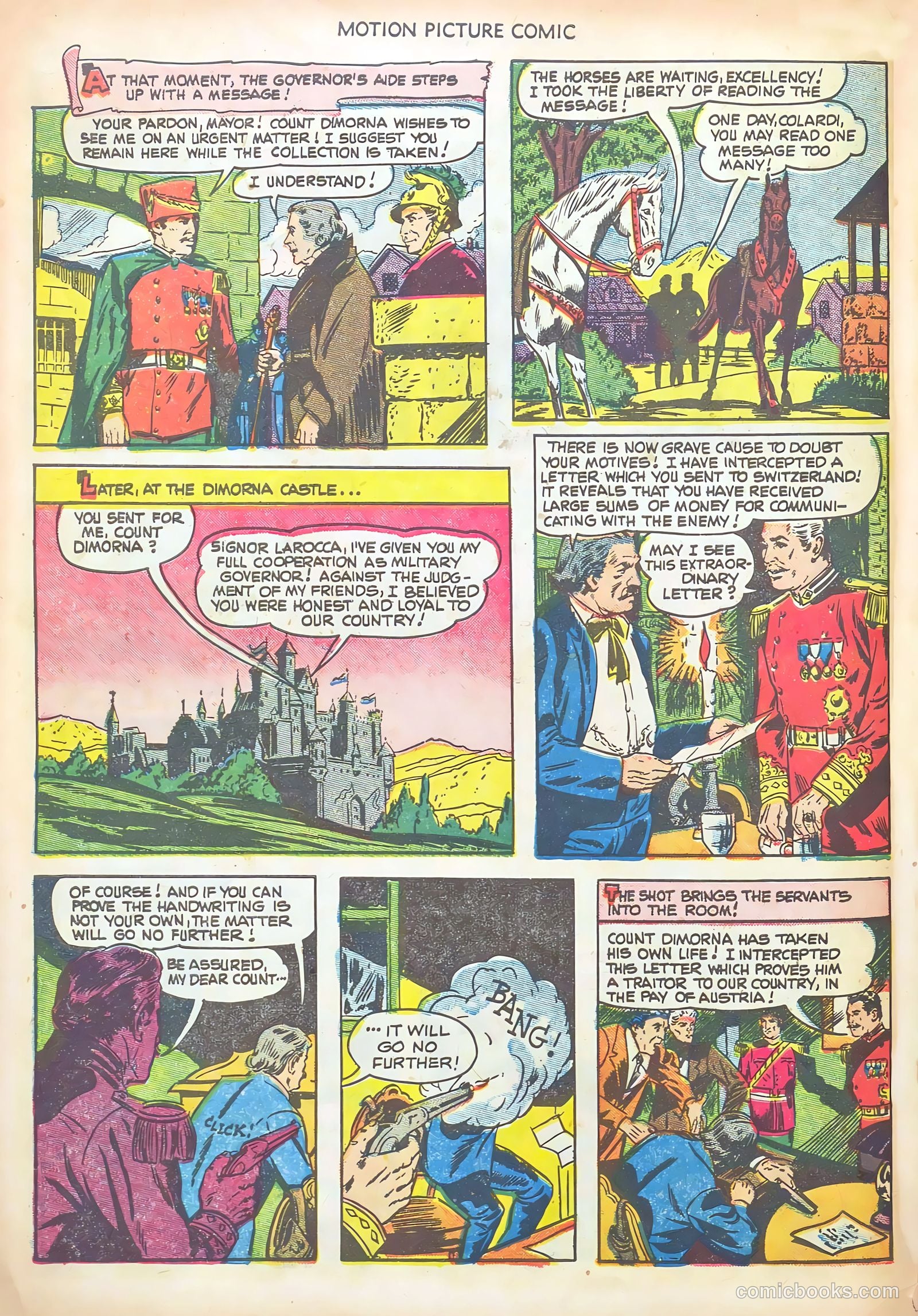 Motion Picture Comics 106 The Texas Rangers #1 — page 6 of 36