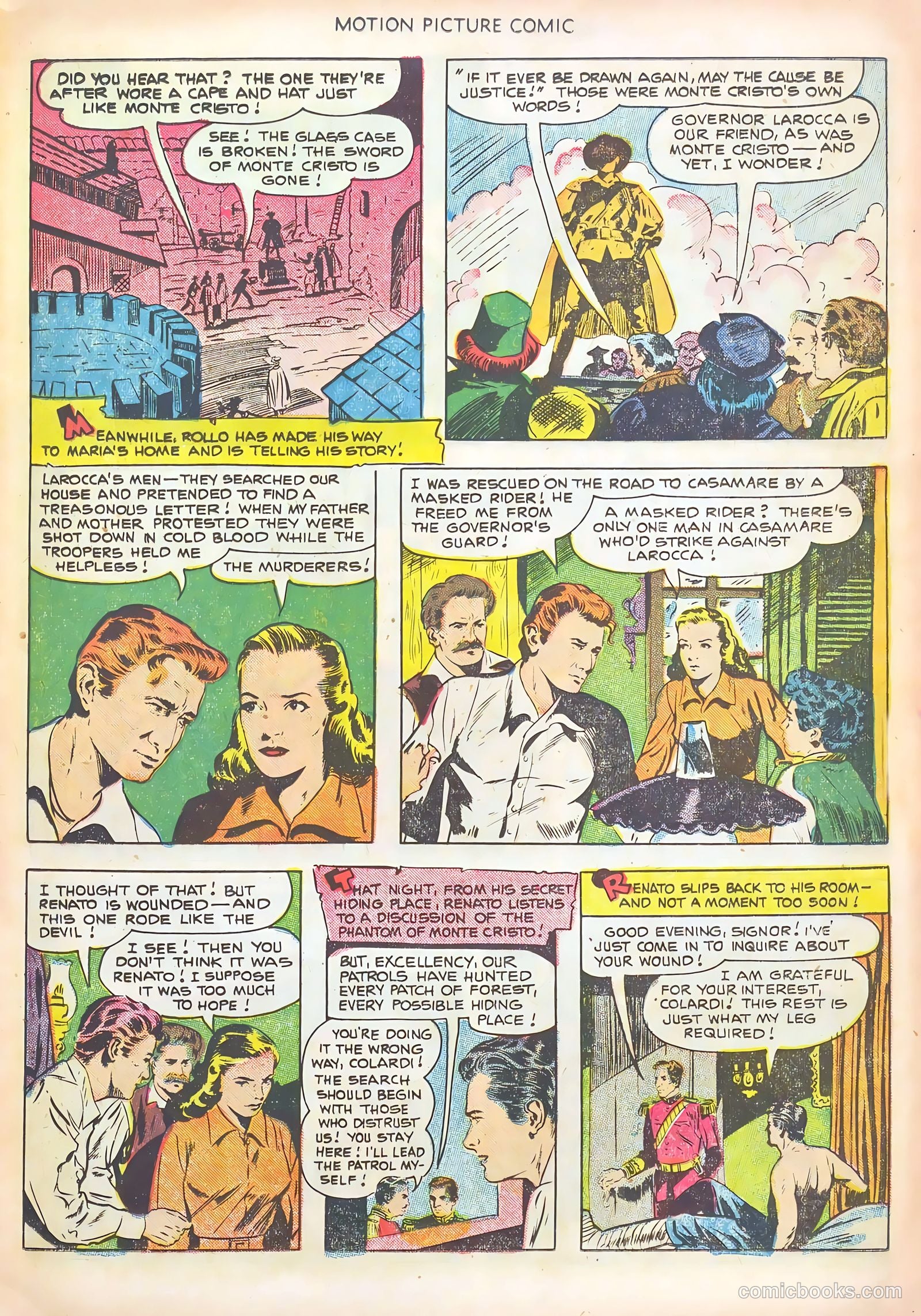Motion Picture Comics 106 The Texas Rangers #1 — page 13 of 36