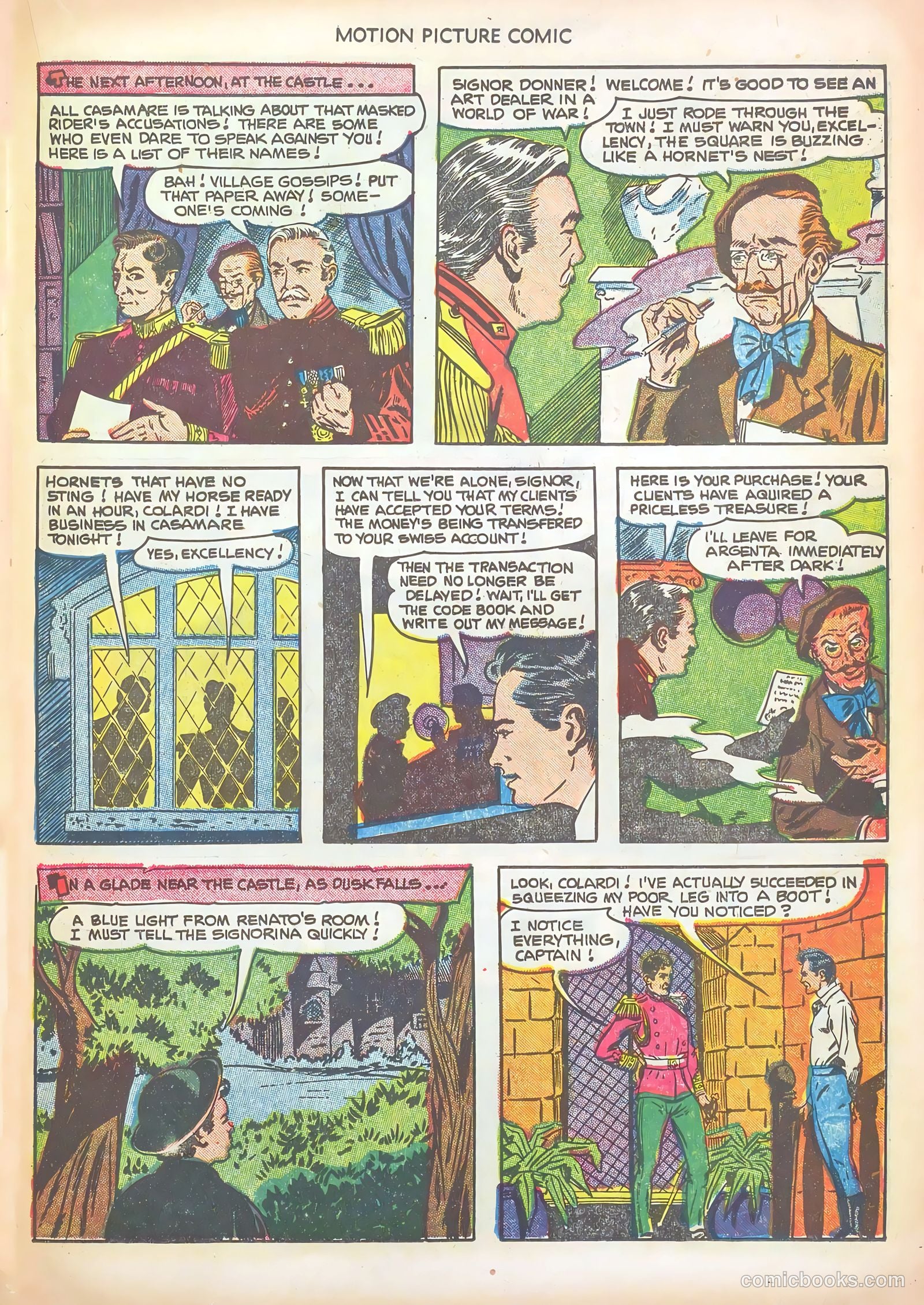 Motion Picture Comics 106 The Texas Rangers #1 — page 19 of 36