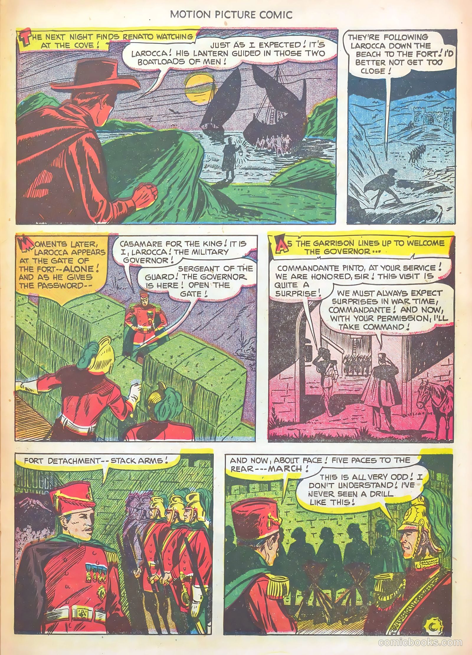 Motion Picture Comics 106 The Texas Rangers #1 — page 23 of 36