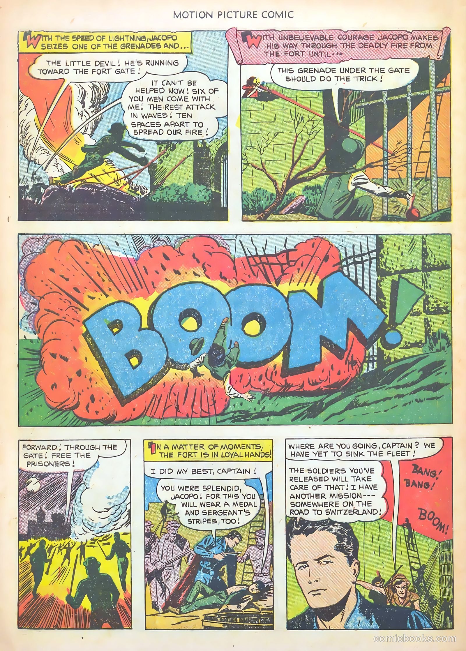 Motion Picture Comics 106 The Texas Rangers #1 — page 32 of 36